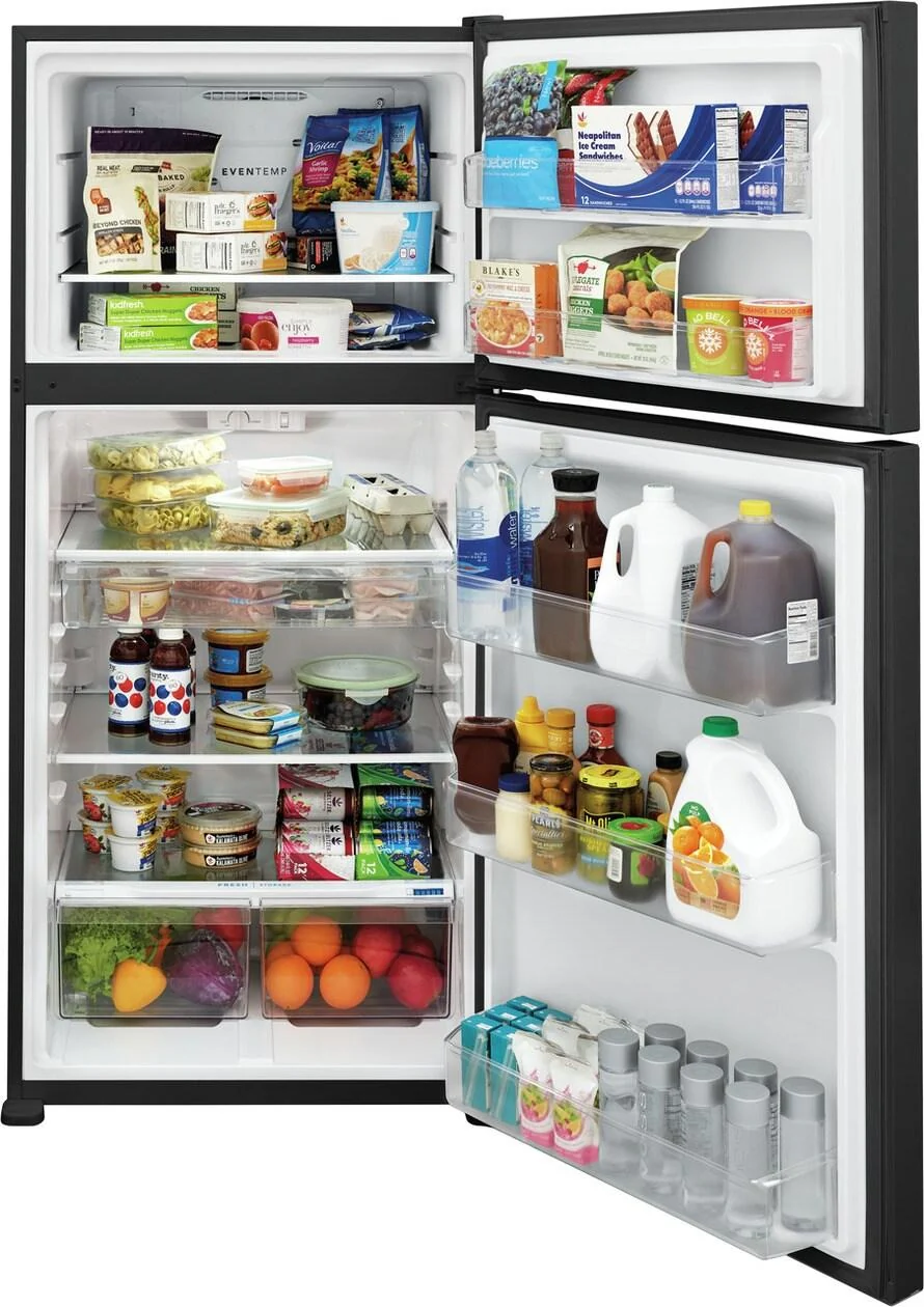 Frigidaire FFTR2045VB 20 Cu. Ft. Garage Ready Top Freezer Refrigerator - Image 4