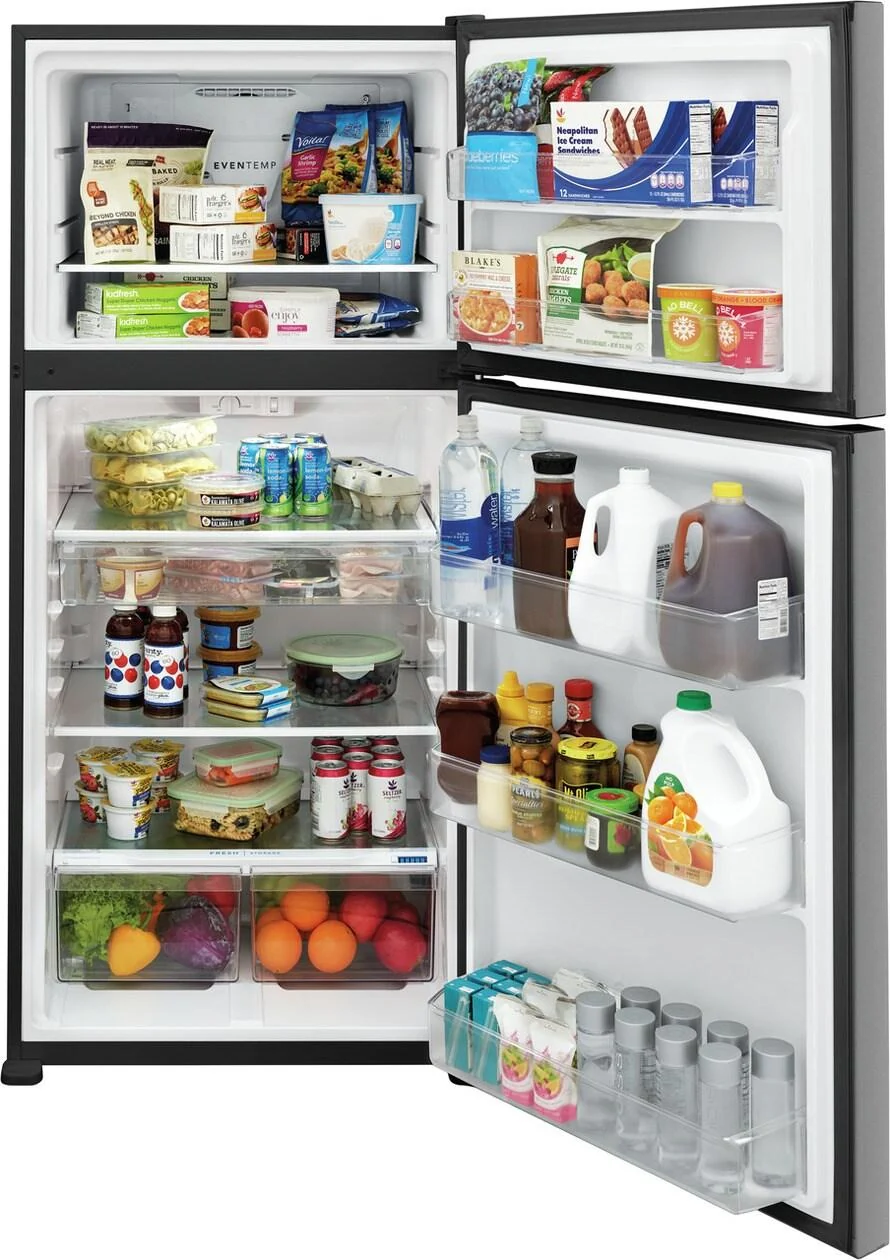 Frigidaire FFTR2045VS 20 Cu. Ft. Garage Ready Top Freezer Refrigerator - Image 4