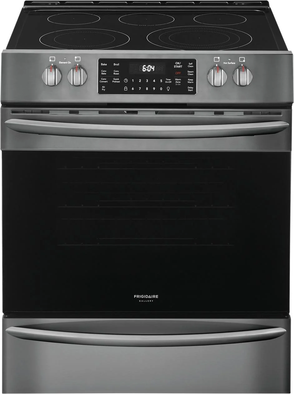 FGEH3047VD Frigidaire Gallery 30" Front Control Electric Range with Air Fry
