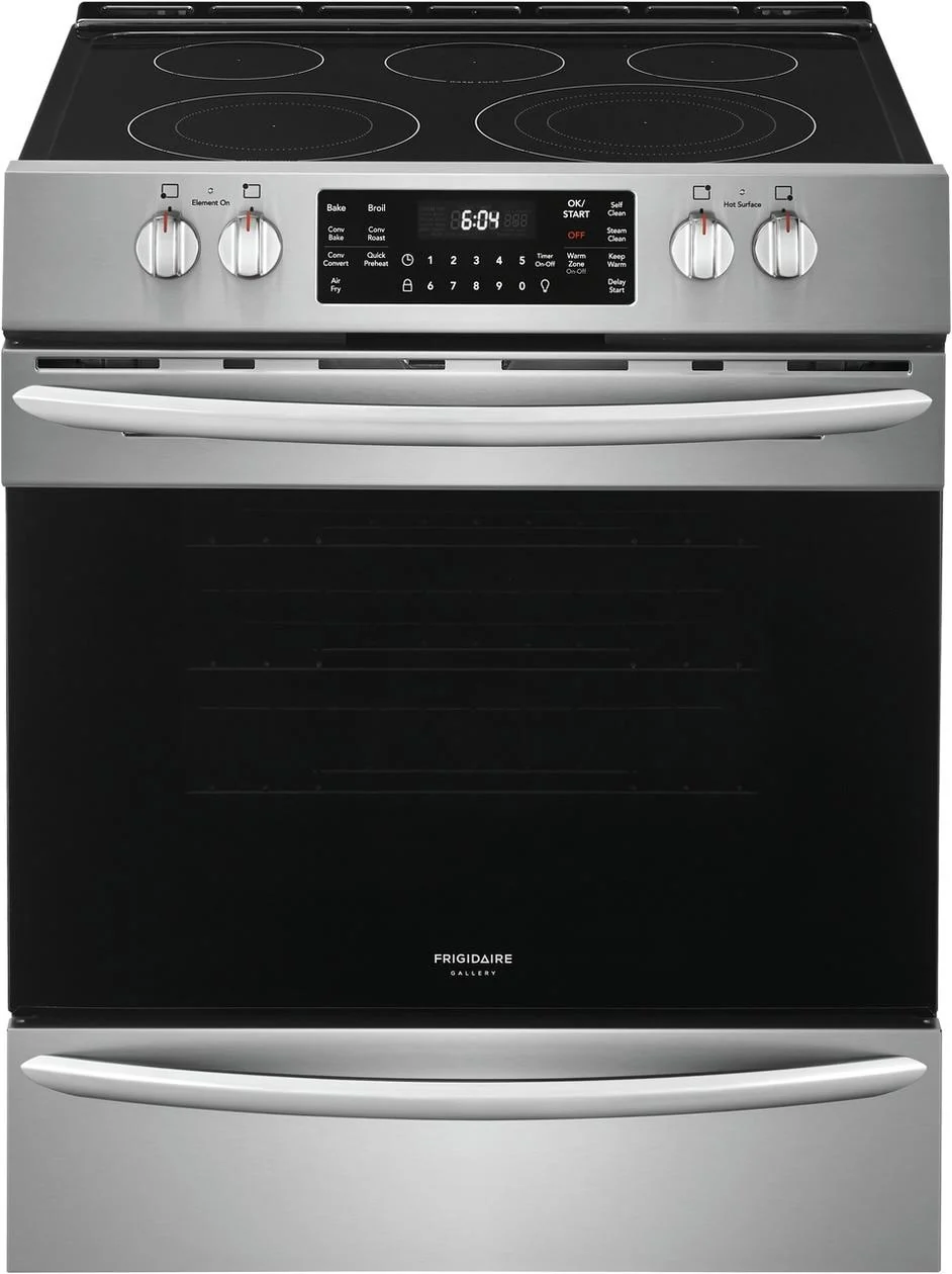 Frigidaire Gallery 30" Front Control Electric Range with Air Fry
