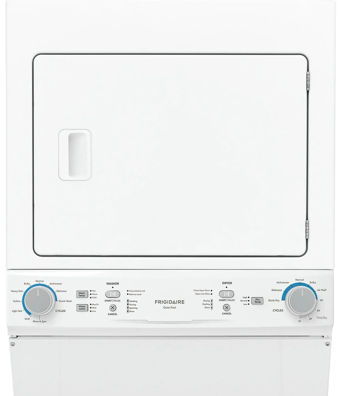 Frigidaire FLCE7522AW Electric Washer/Dryer Laundry Center - 3.9 Cu. Ft Washer and 5.5 Cu. Ft. Dryer - Image 4