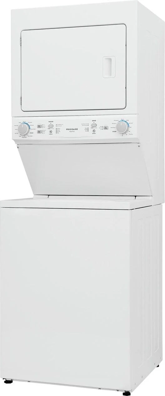 Frigidaire FLCE7523AW Electric Long Vent Stacked Laundry Center - 3.9 Cu. Ft Washer and 5.5 Cu. Ft. Dryer - Image 7