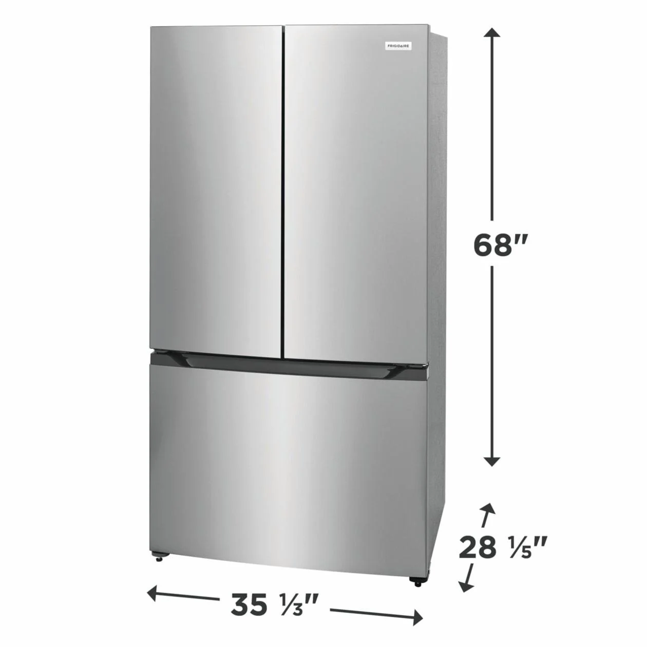 Frigidaire FRFG2011AV 20 Cu. Ft. Counter-Depth French Door Refrigerator - Image 3