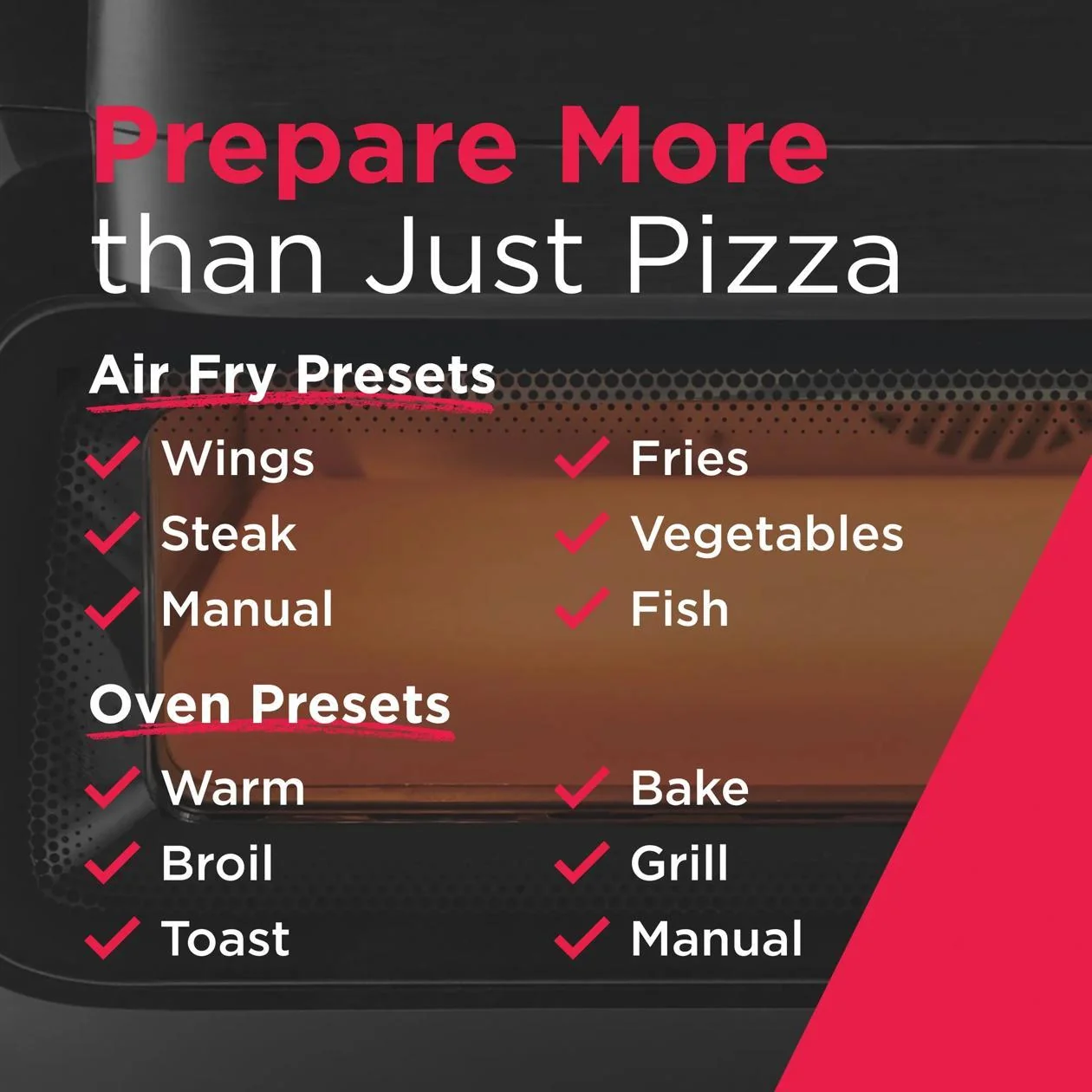 Frigidaire FRPO120B Countertop Pizza Oven with Air Fry and Oven Cooking Modes - Image 10