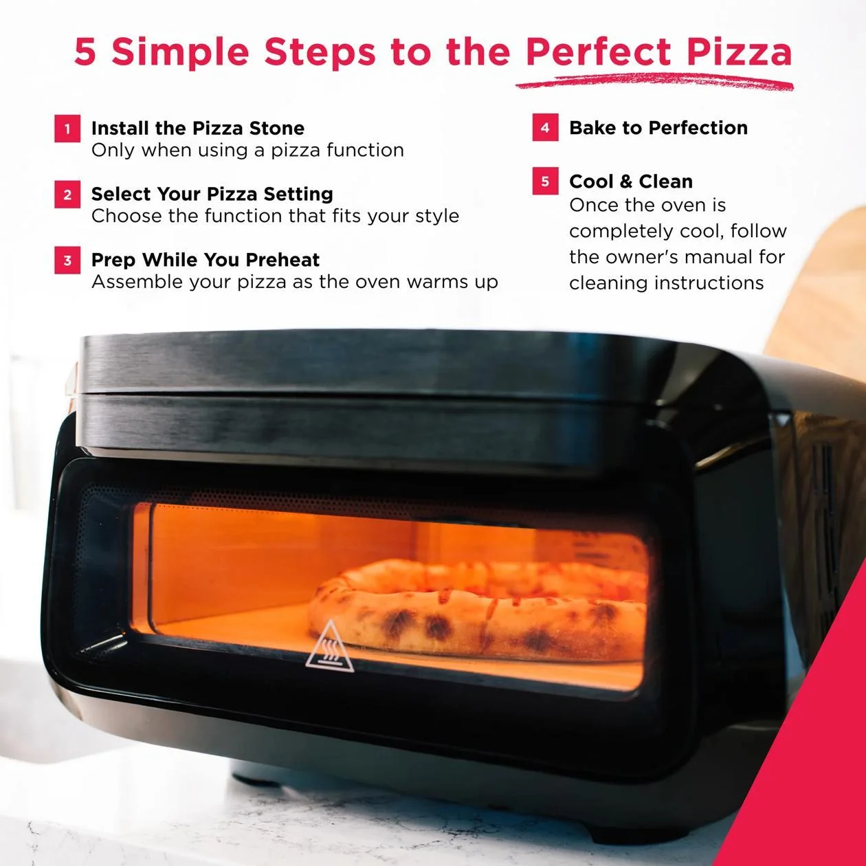 Frigidaire FRPO120B Countertop Pizza Oven with Air Fry and Oven Cooking Modes - Image 12