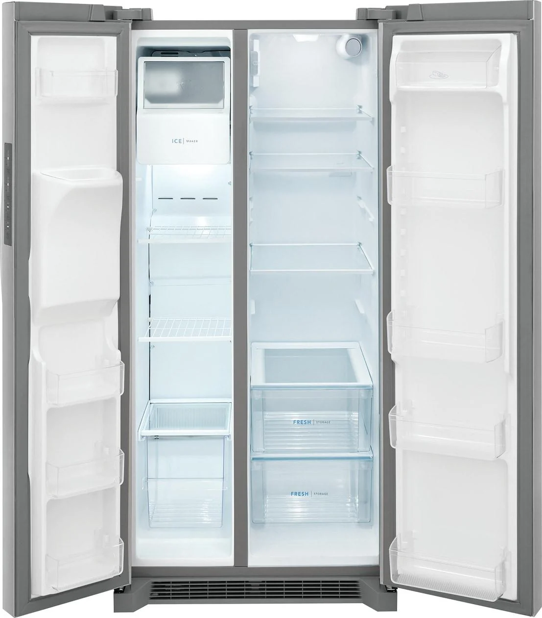 Frigidaire FRSS2323AS 22 Cu. Ft. 33" Standard Depth Side by Side Refrigerator - Image 3