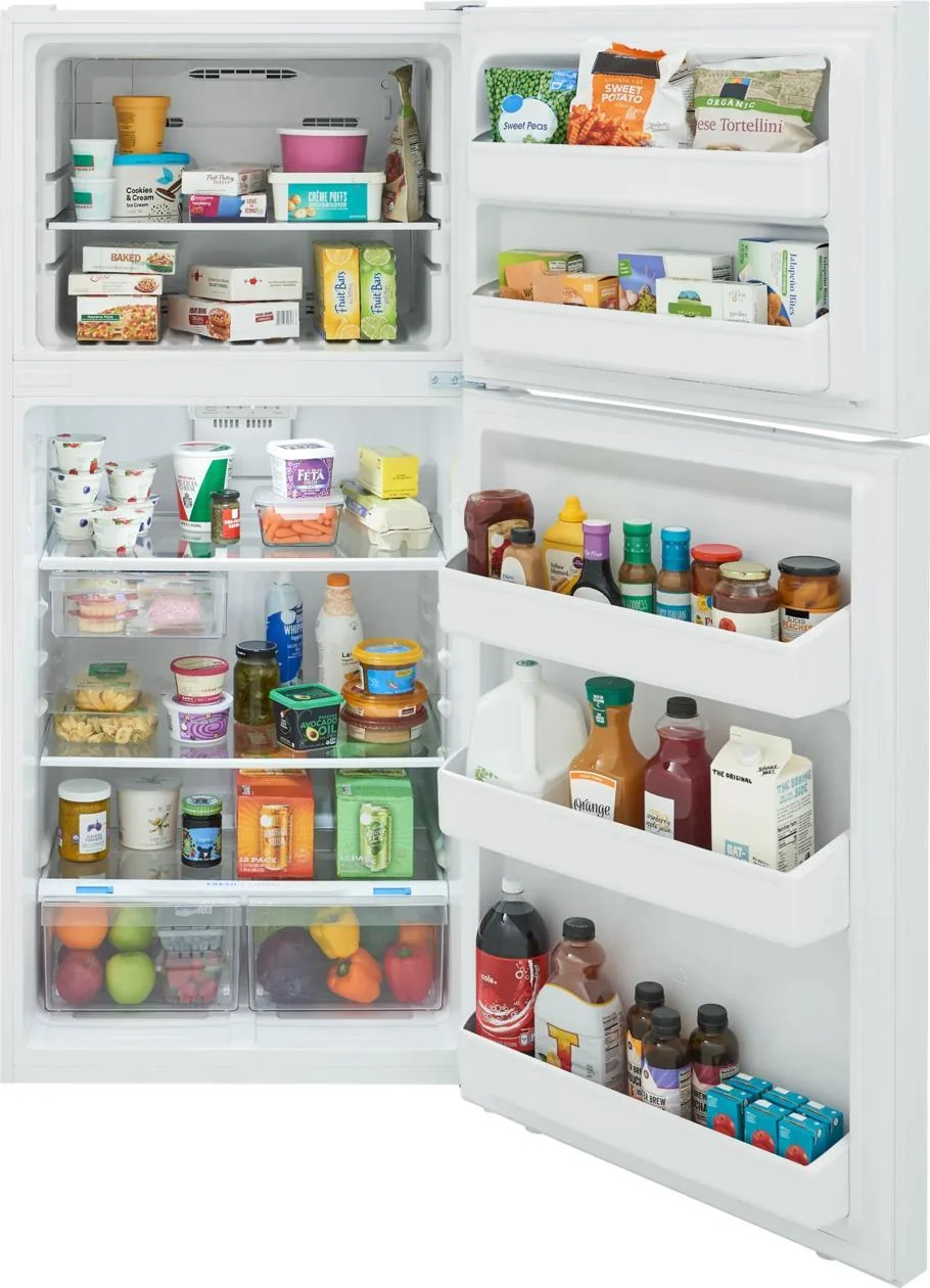 Frigidaire FRTE1835AW 18 Cu. Ft. Garage Ready Top Freezer Refrigerator - Image 3