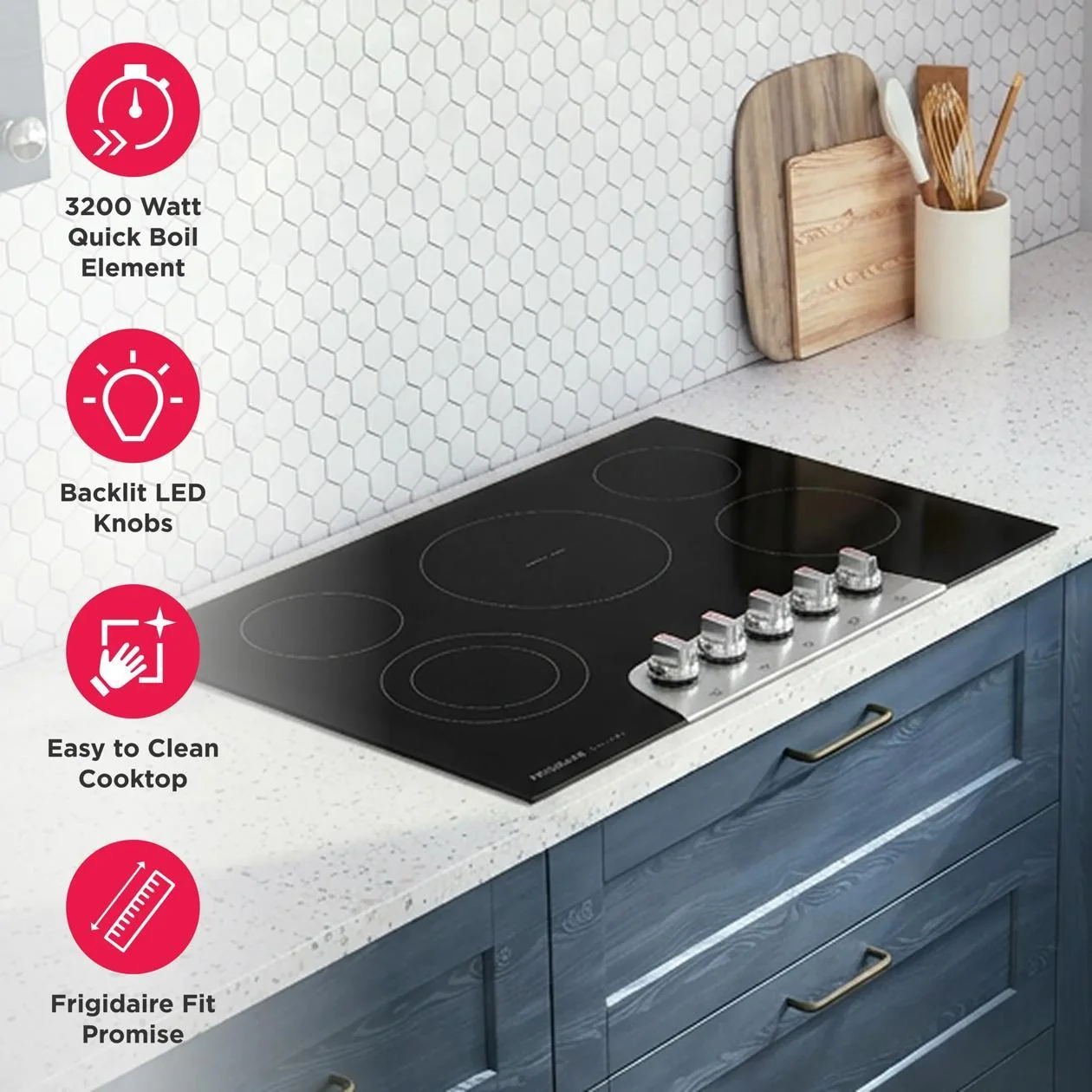 Frigidaire GCCE3070BD 30" Electric Cooktop - Image 5