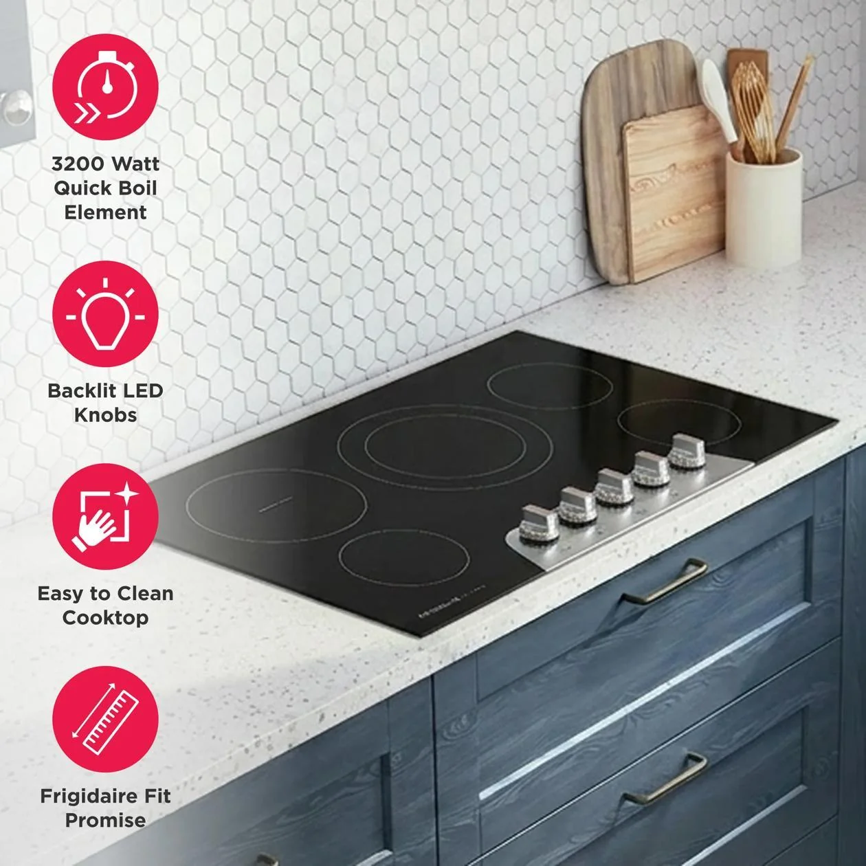 Frigidaire GCCE3670BD 36" Electric Cooktop - Image 5