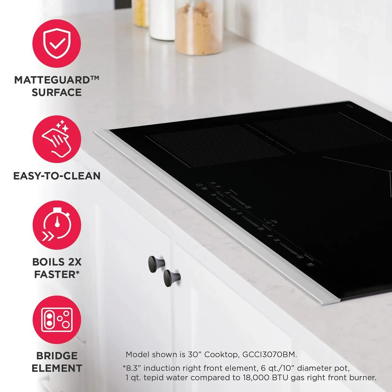Frigidaire GCCI3670BM 36" Induction Cooktop with MatteGuard™ - Image 5