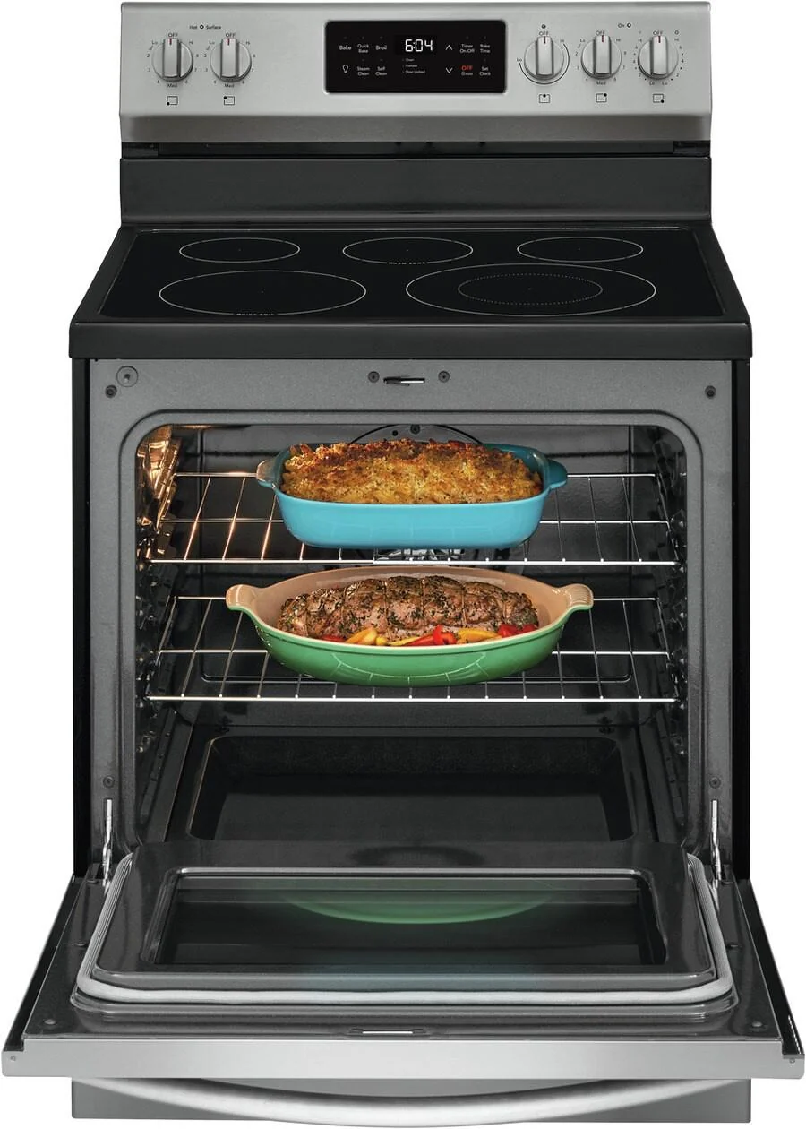 Frigidaire Gallery 30" Freestanding Electric Range with Steam Clean - Image 3