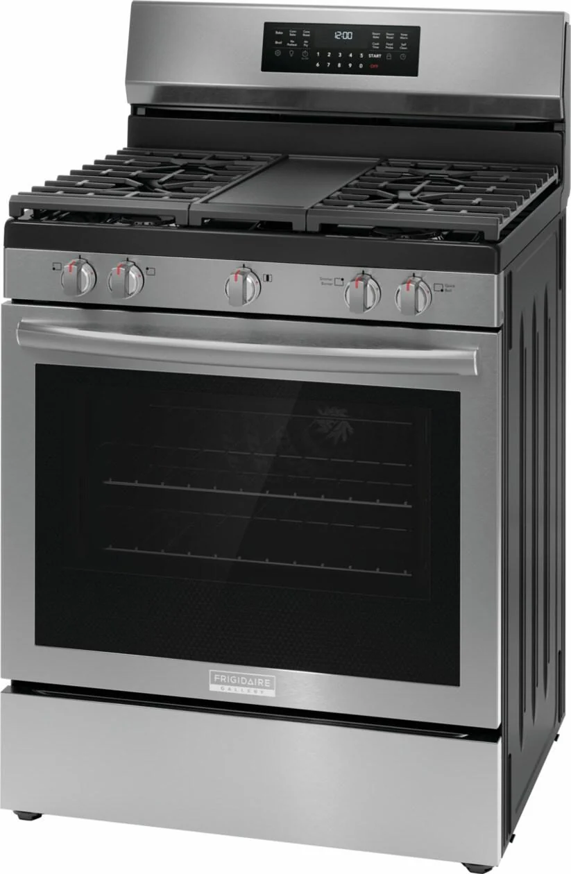 Frigidaire GCRG3060BF 30" Rear Control Gas Range with Total Convection - Image 8