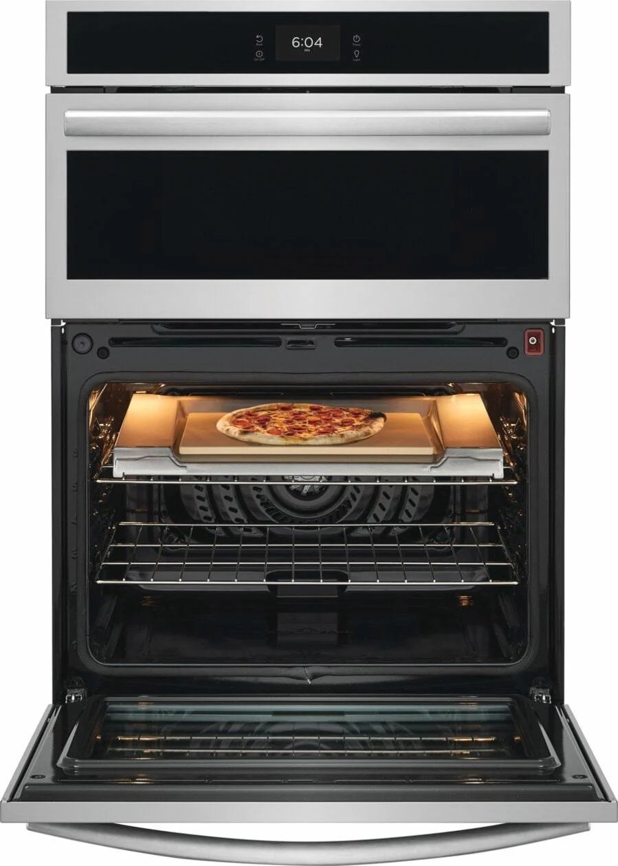 Frigidaire GCWM3070AF 30" Electric Wall Oven and Microwave Combination with Stone-Baked Pizza - Image 4