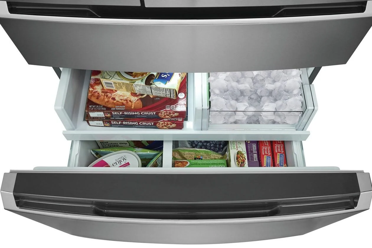 Frigidaire GRMN2872AF 27 Cu. Ft. Standard-Depth 4-Door French Door Refrigerator - Image 5