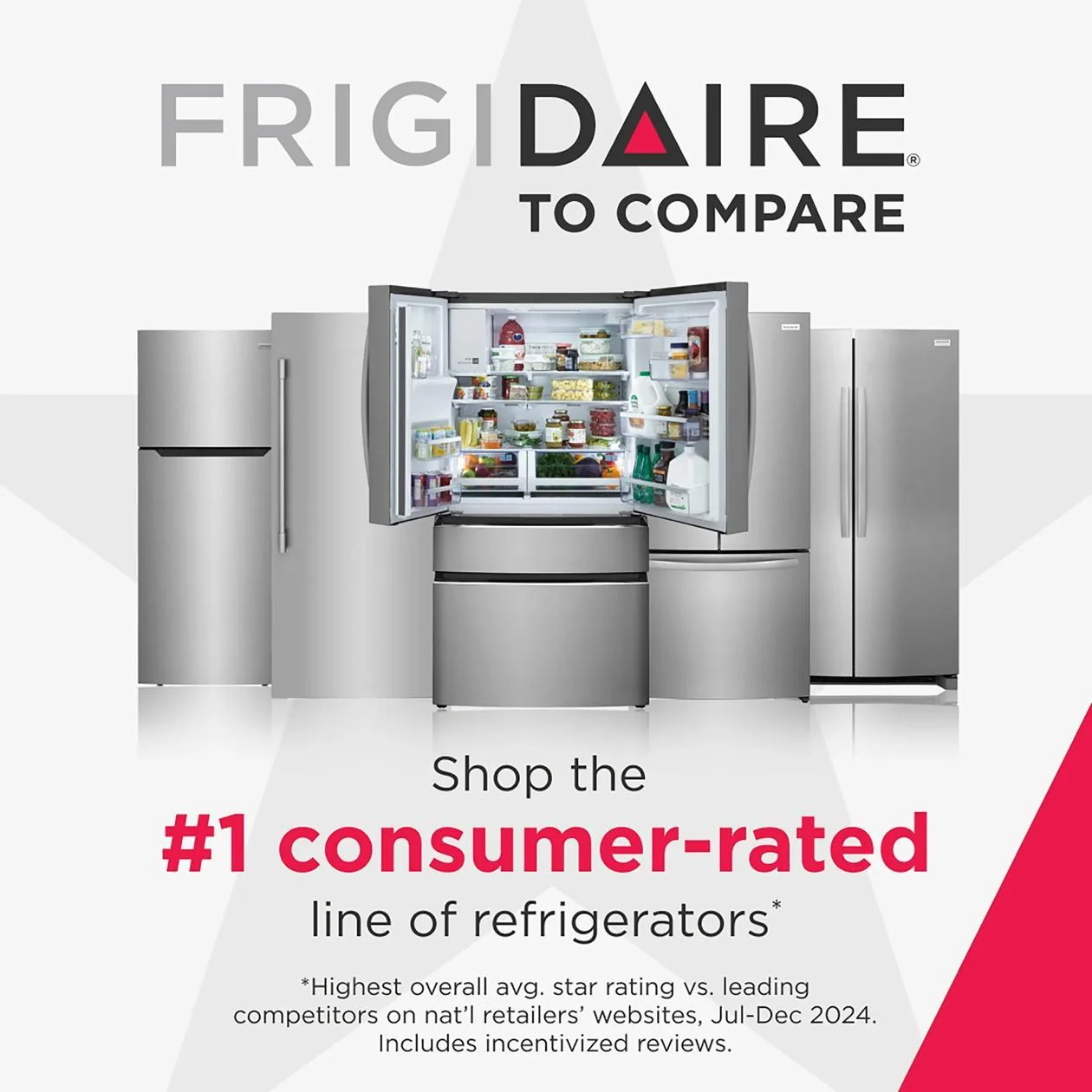 Frigidaire PRMC2290BF 22 Cu. Ft. Counter-Depth 4-Door French Door Refrigerator - Image 2