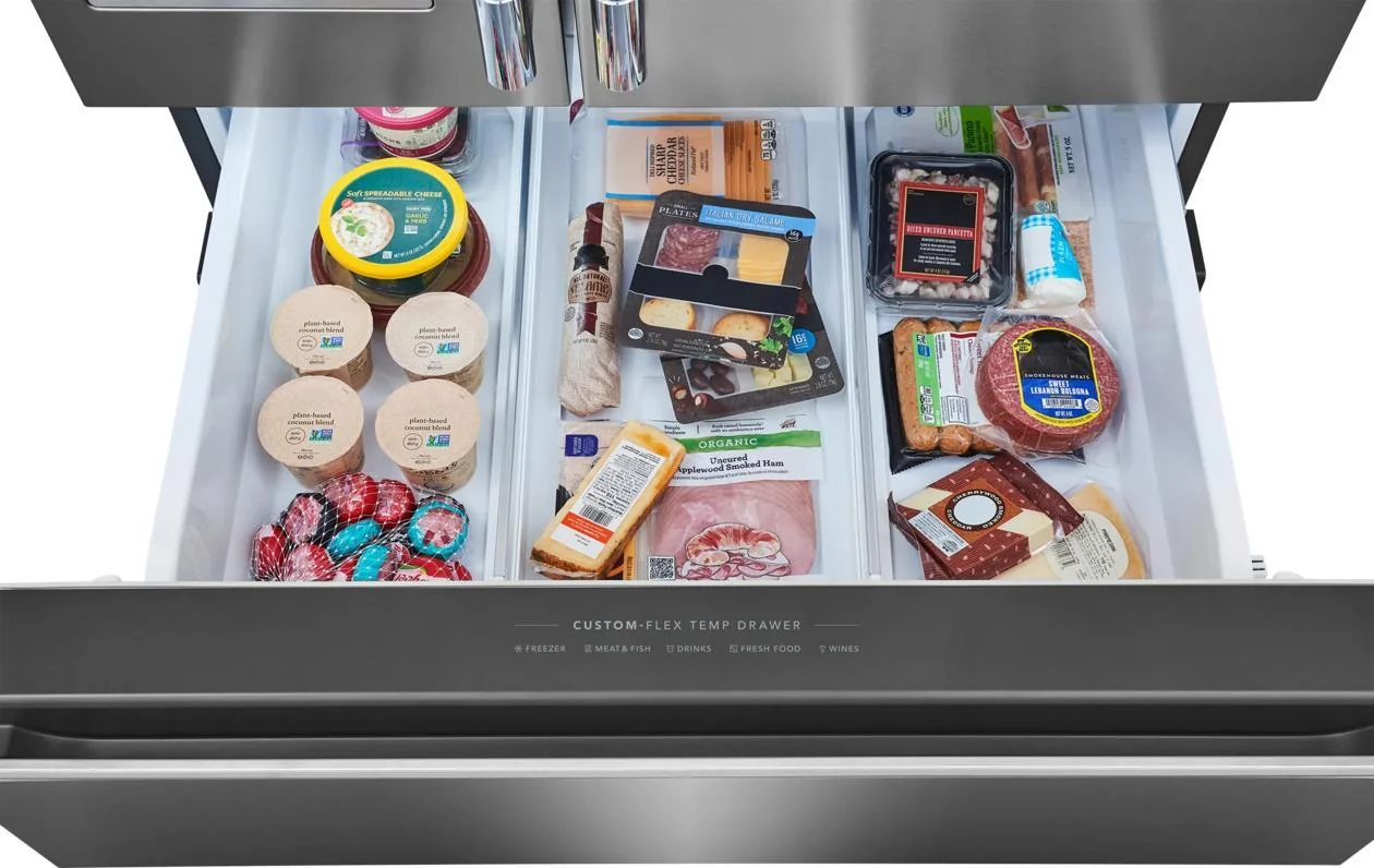 Frigidaire PRMS2790BF 26 Cu. Ft. Standard-Depth 4-Door French Door Refrigerator - Image 13