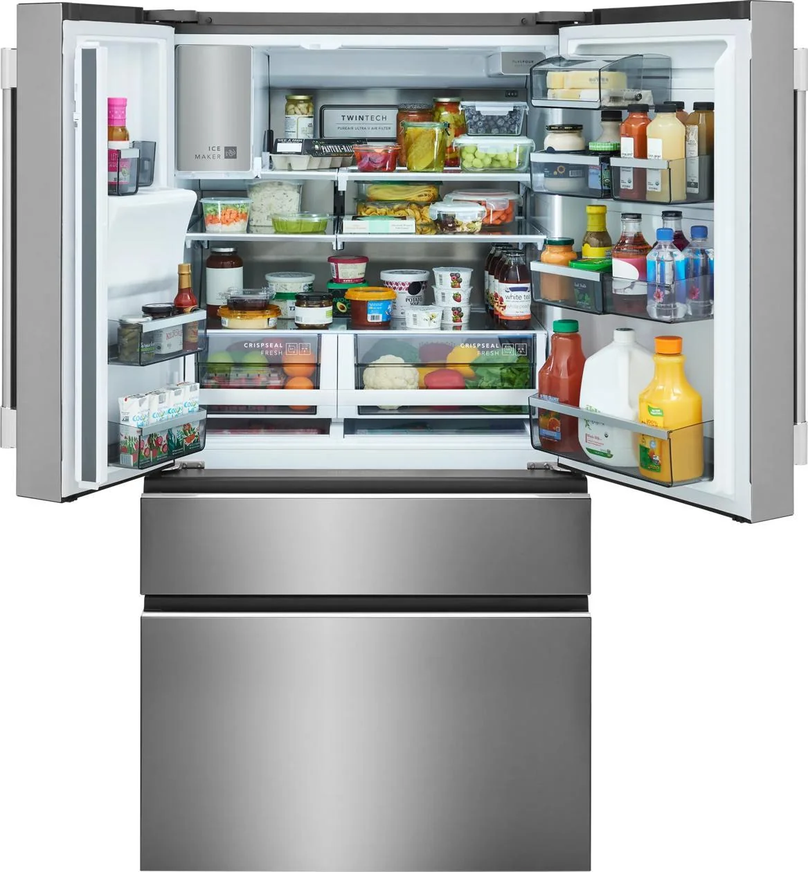 Frigidaire PRMS2790BF 26 Cu. Ft. Standard-Depth 4-Door French Door Refrigerator - Image 3