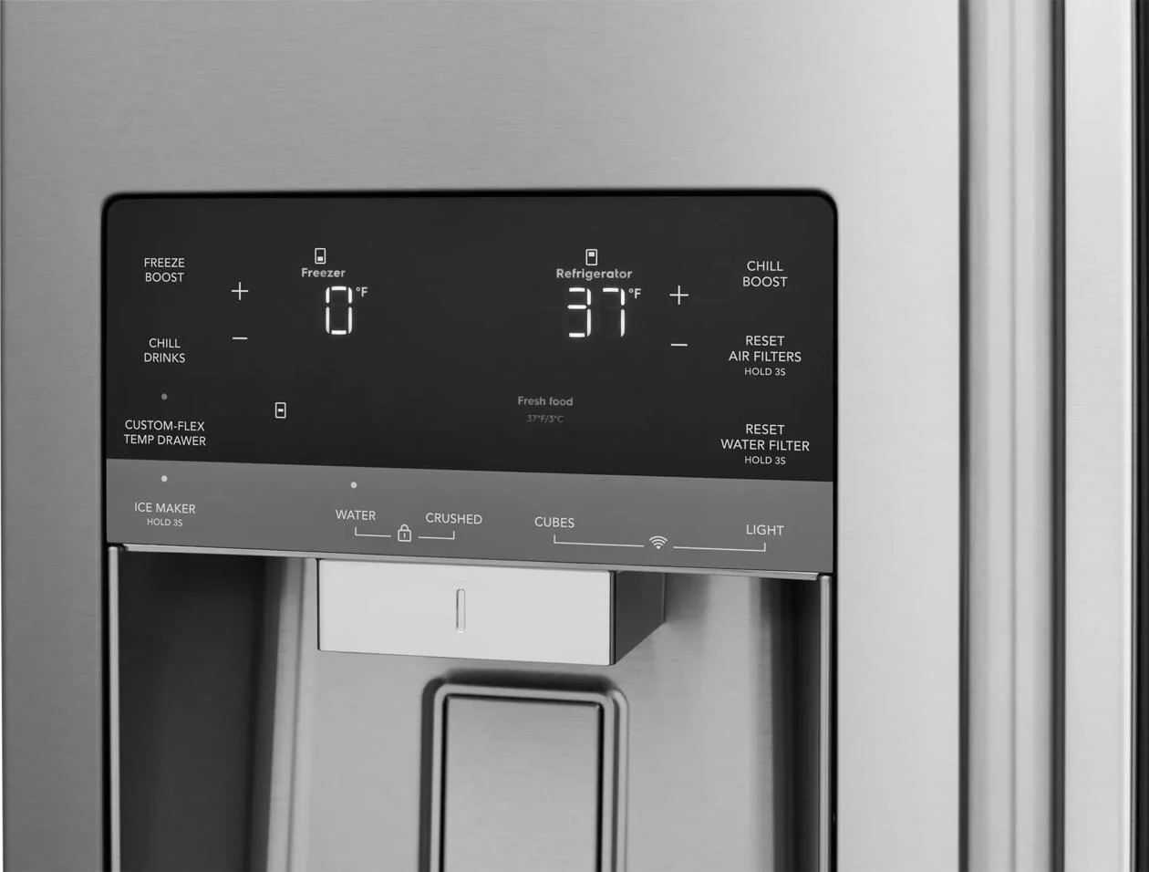 Frigidaire PRMS2790BF 26 Cu. Ft. Standard-Depth 4-Door French Door Refrigerator - Image 4