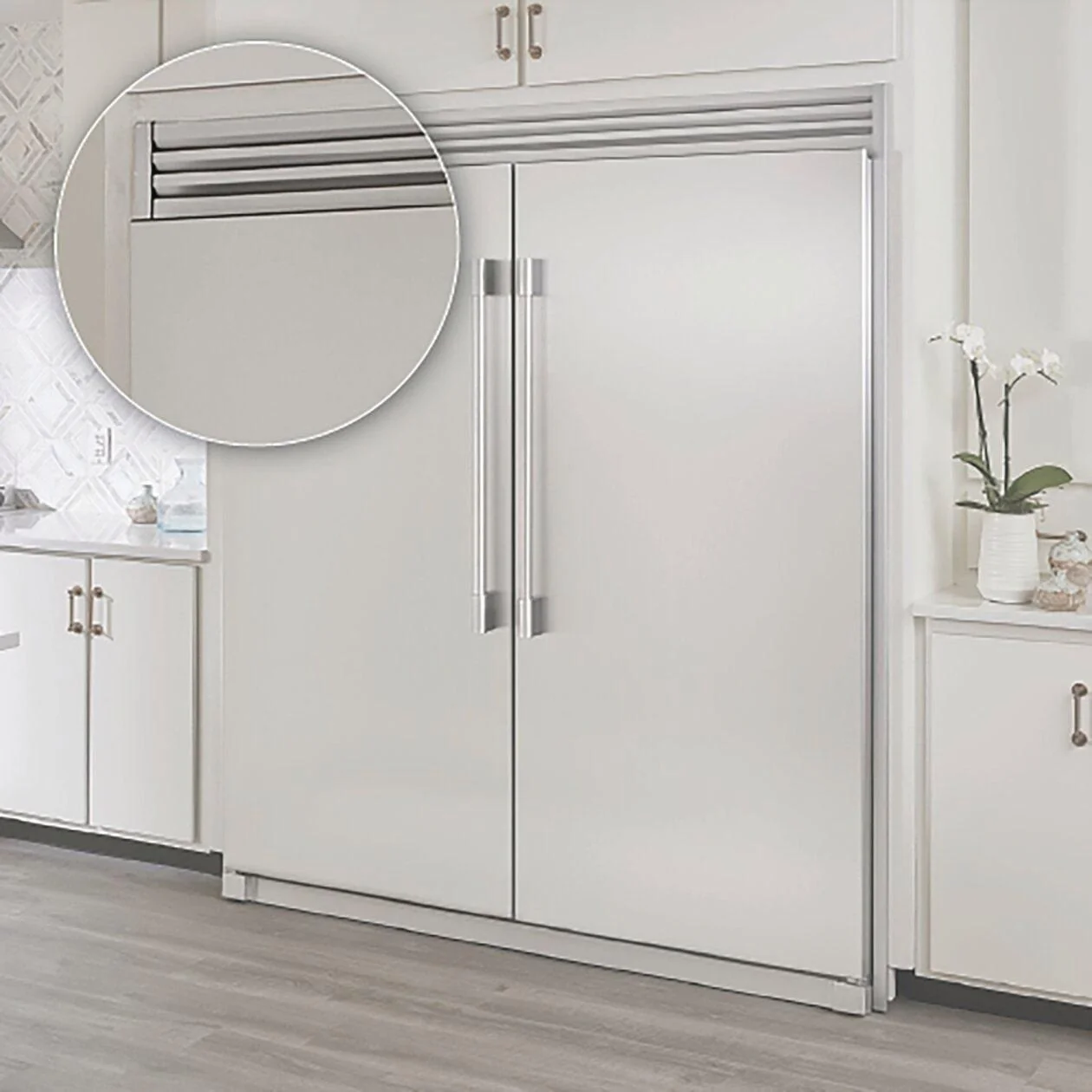 Frigidaire TRMKTEZ2LV84 84" Louvered Double Trim Kit - Image 2