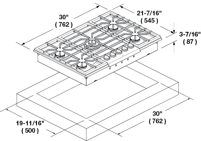 30" GAS COOKTOP - Image 11