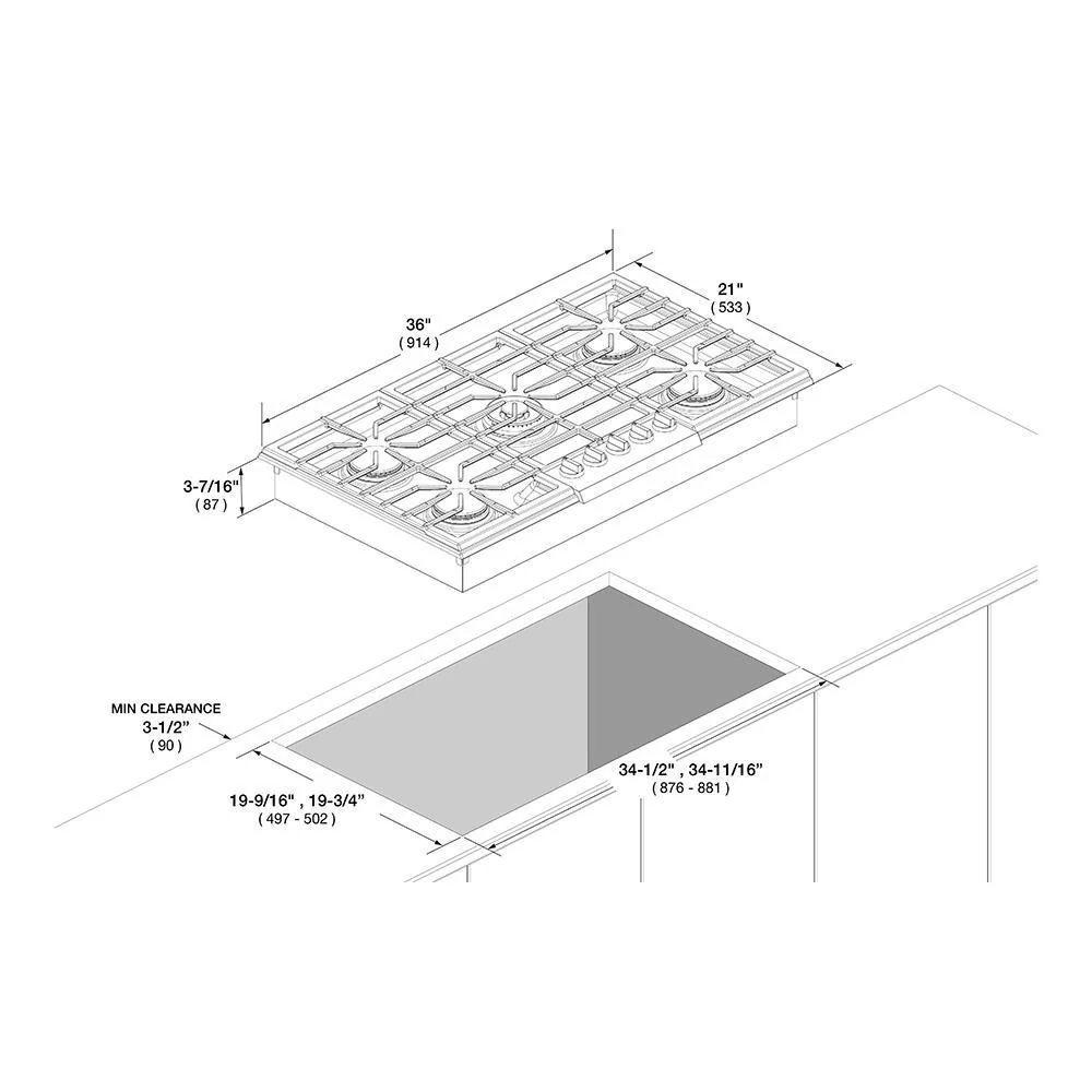 36" GAS COOKTOP - Image 11