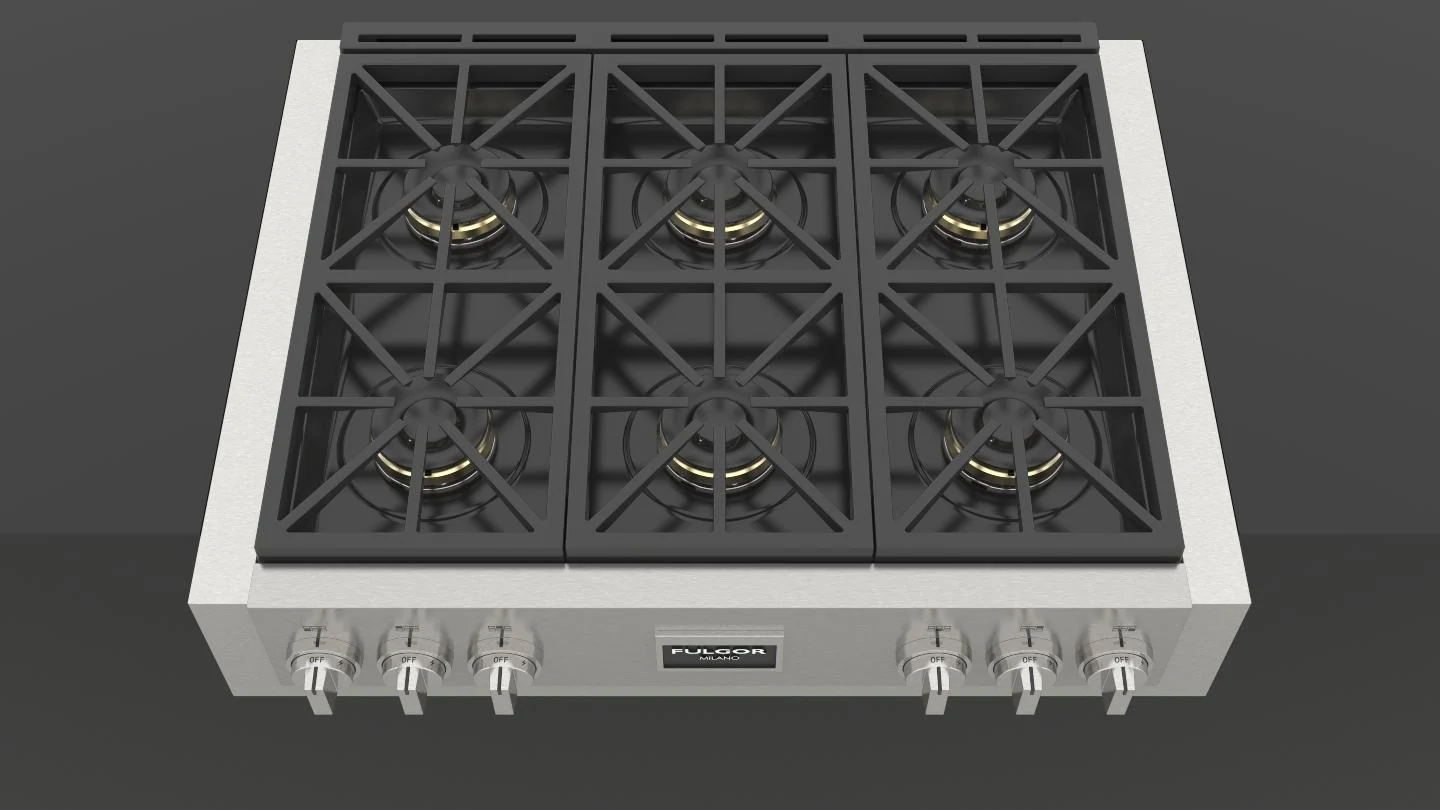 36" PRO GAS RANGE TOP - Image 3