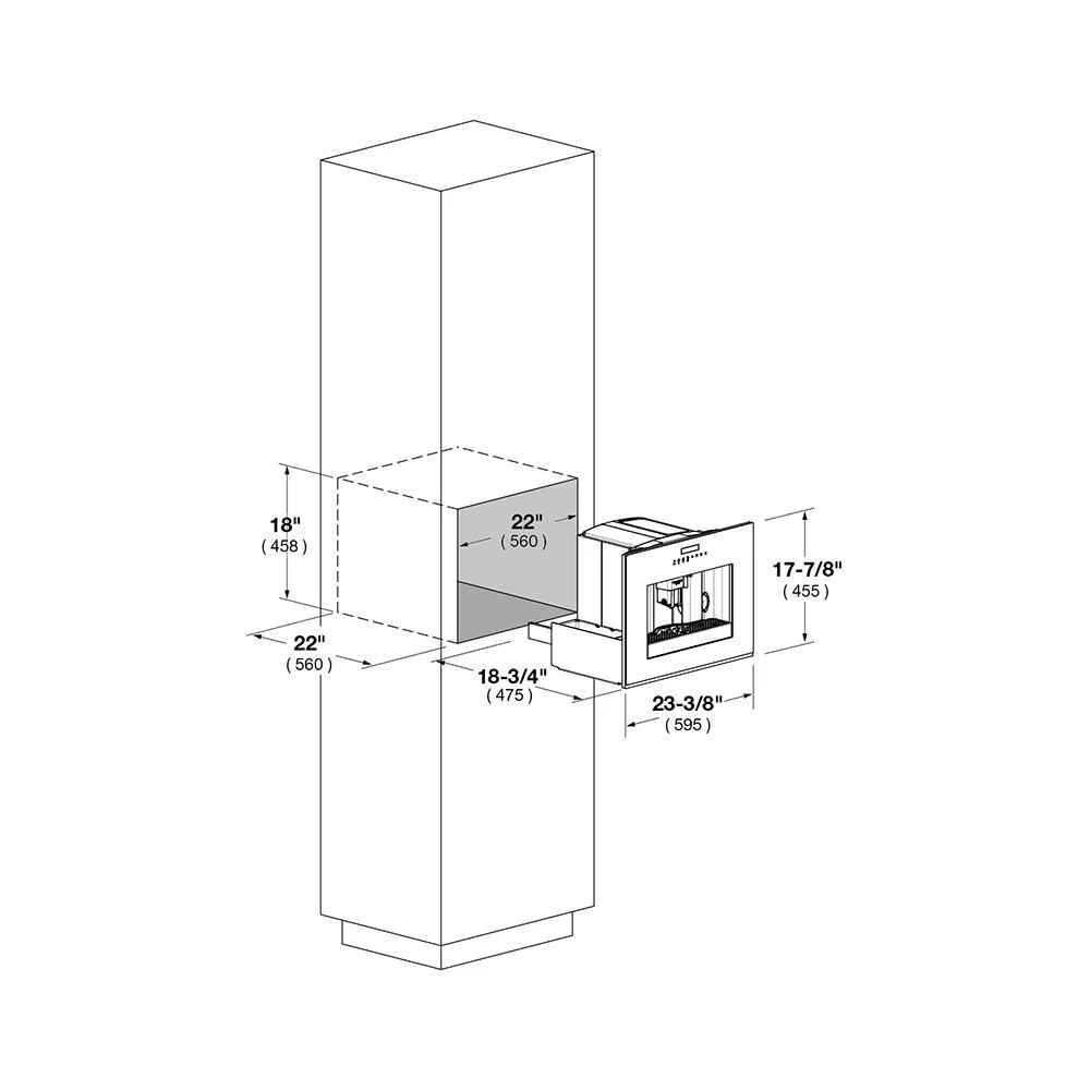 24" BUILT-IN COFFEE MACHINE - Image 8