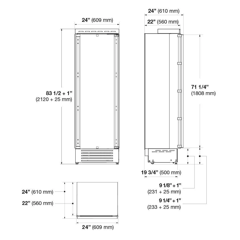 30" BUILT-IN FRIDGE COLUMN - Image 5