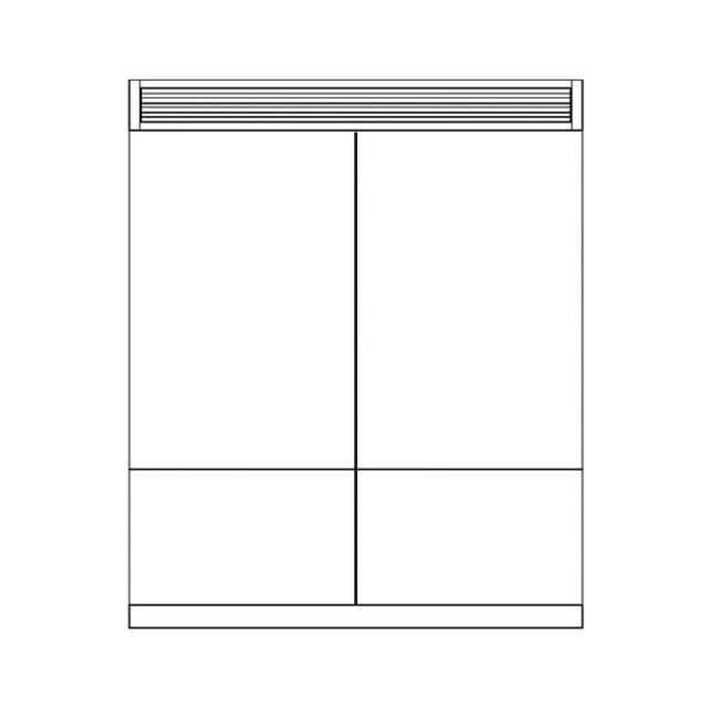 Two 36" Pro Fridges Installation Kit