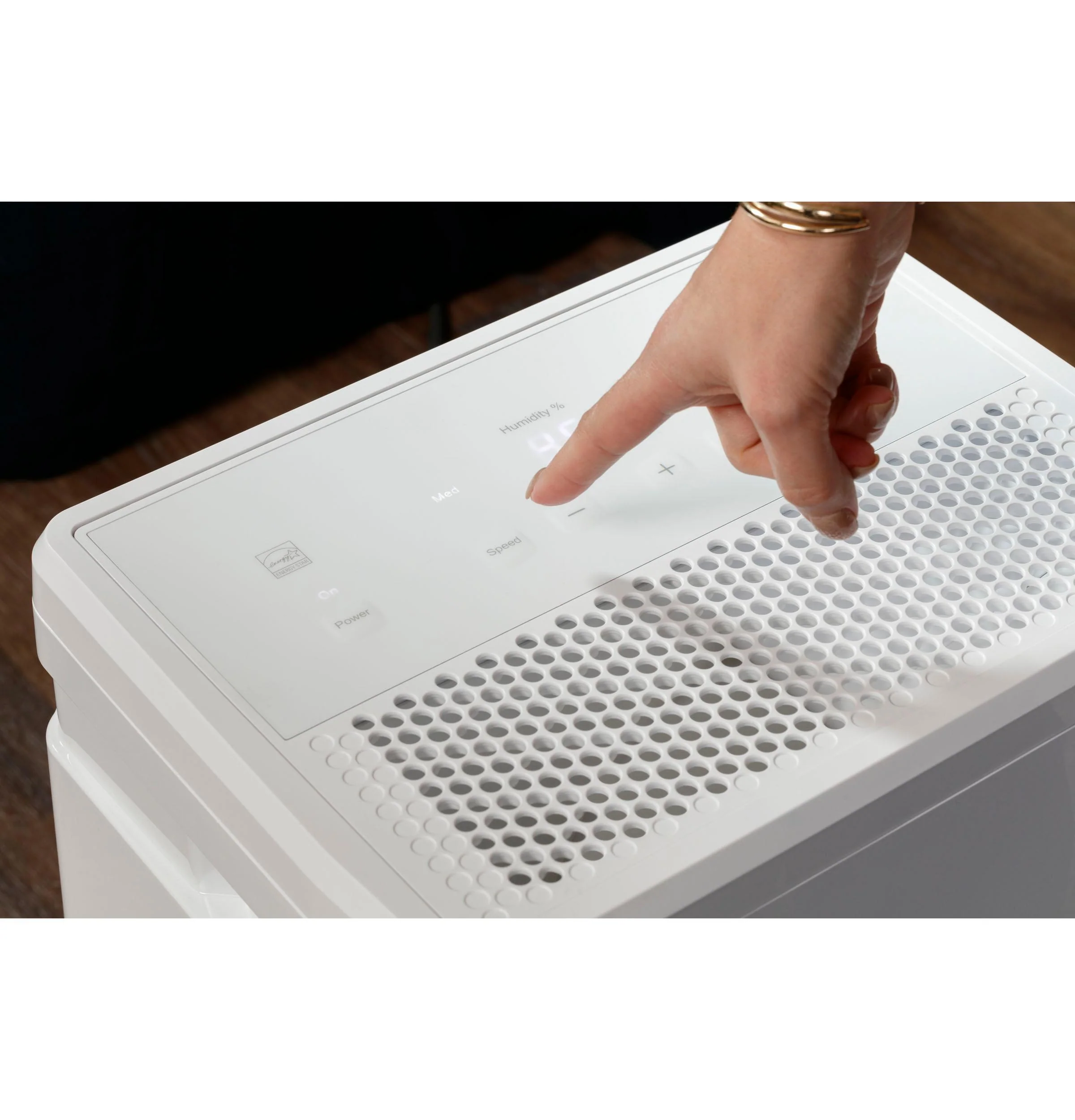 ADHR22LB GE® ENERGY STAR® 22 Pint Portable Dehumidifier with Smart Dry for Damp Spaces - Image 8