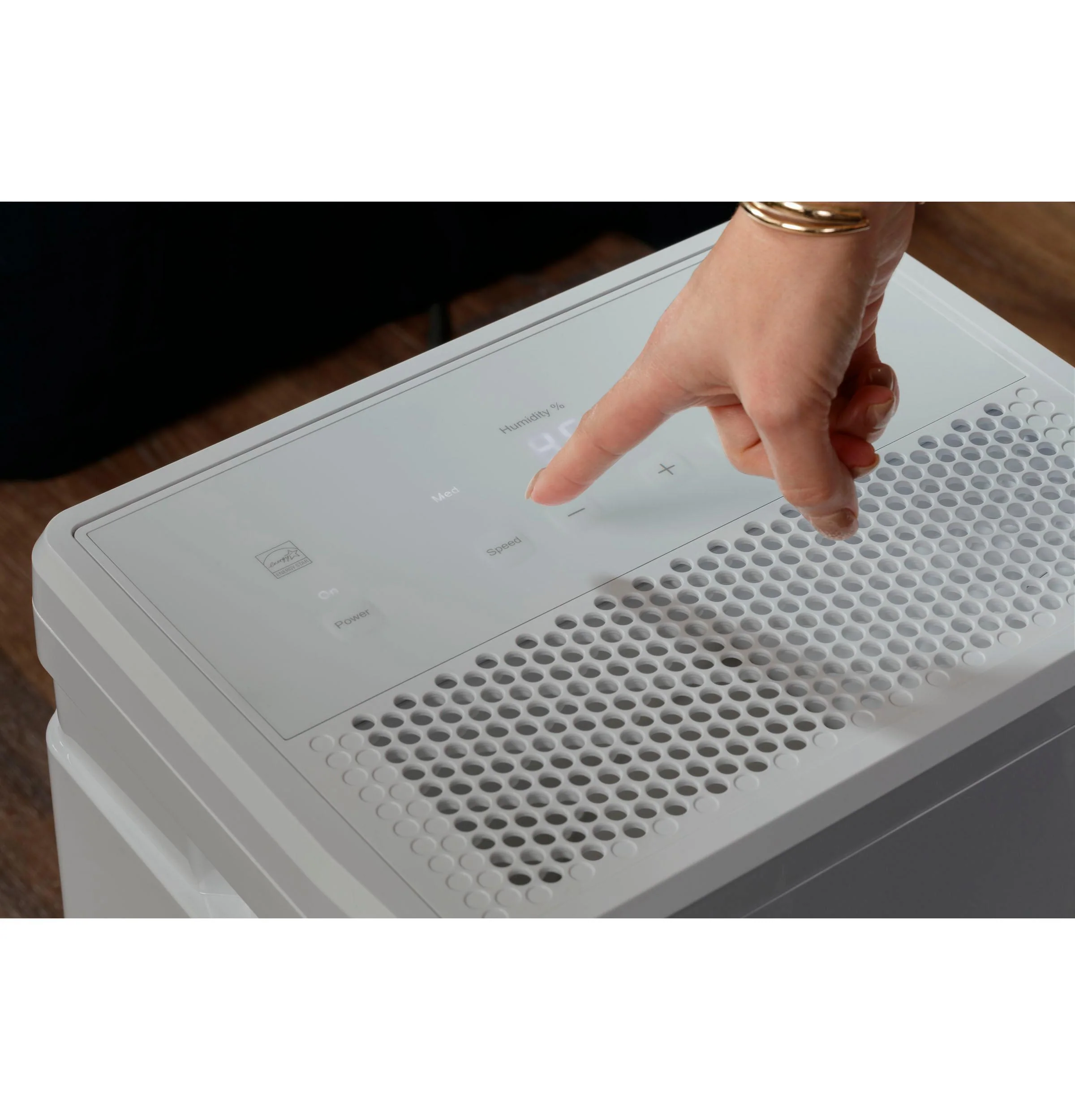 GE® 50 Pint ENERGY STAR® Portable Dehumidifier with Smart Dry for Wet Spaces - Image 8