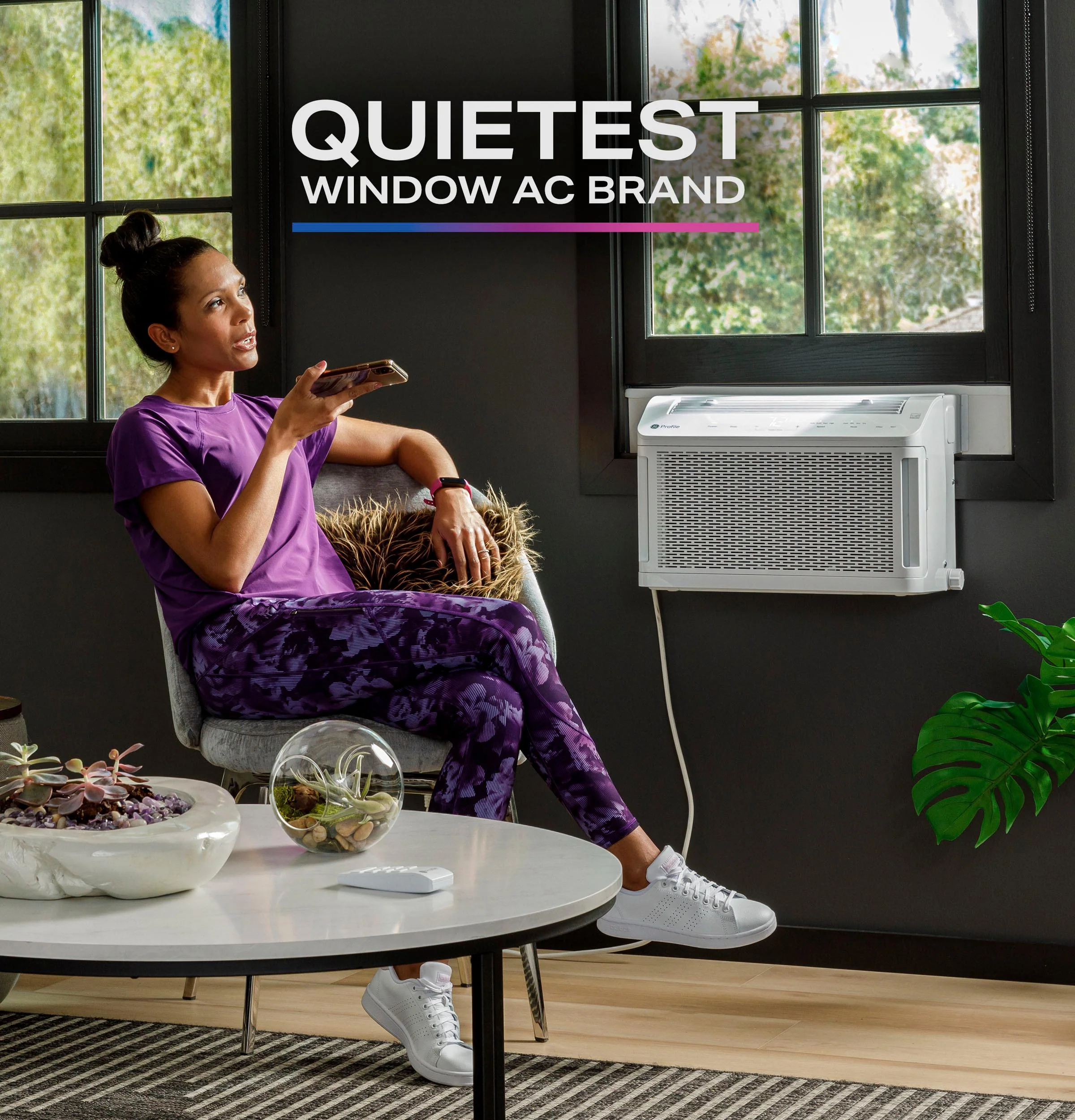 AHTT08BC GE Profile ClearView™ 8,300 BTU Smart Ultra Quiet Window Air Conditioner for Medium Rooms up to 350 sq. ft. - Image 10