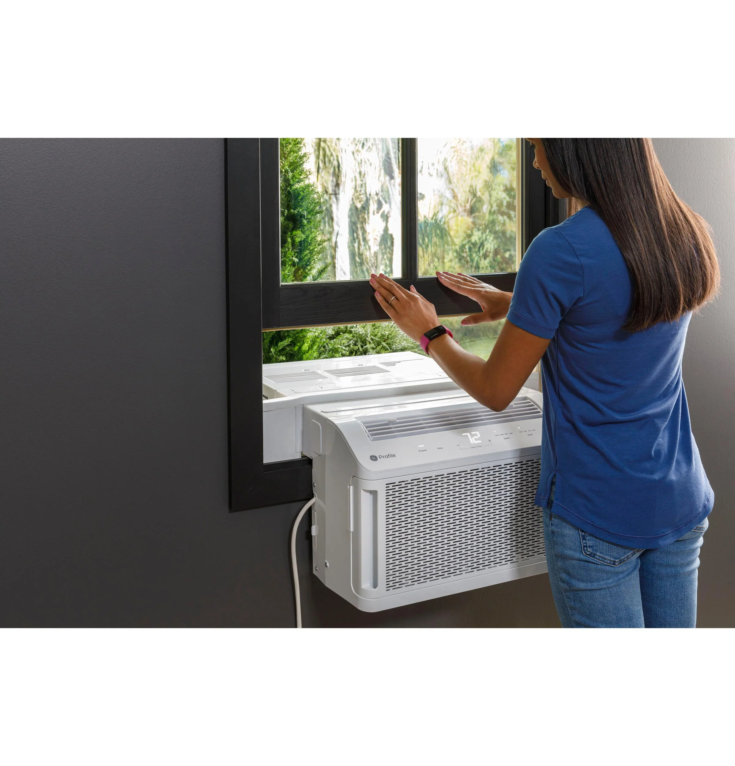 AHTT08BC GE Profile ClearView™ 8,300 BTU Smart Ultra Quiet Window Air Conditioner for Medium Rooms up to 350 sq. ft. - Image 4