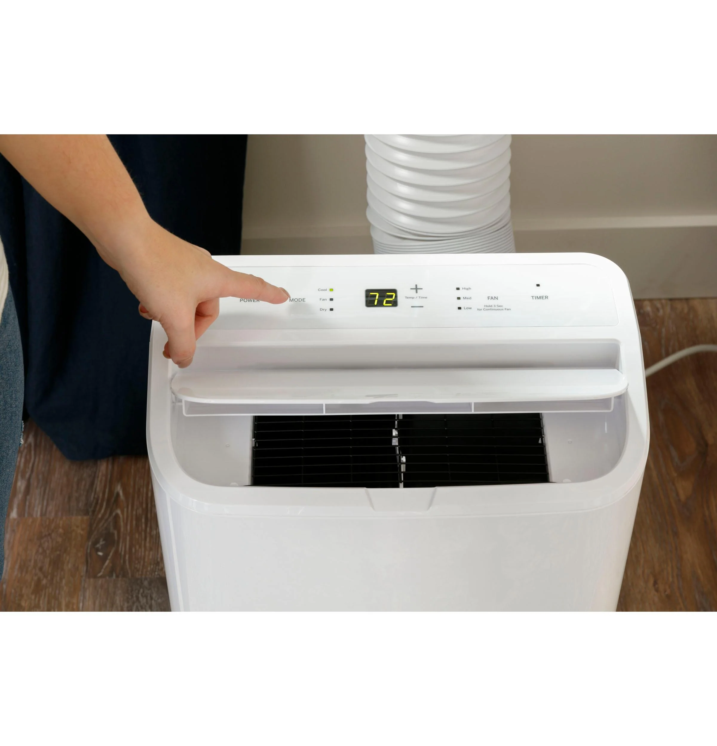 APCA10YBMW GE® 7,200 BTU SACC Portable Air Conditioner for Medium Rooms up to 350 sq ft. (10,000 BTU ASHRAE) - Image 7