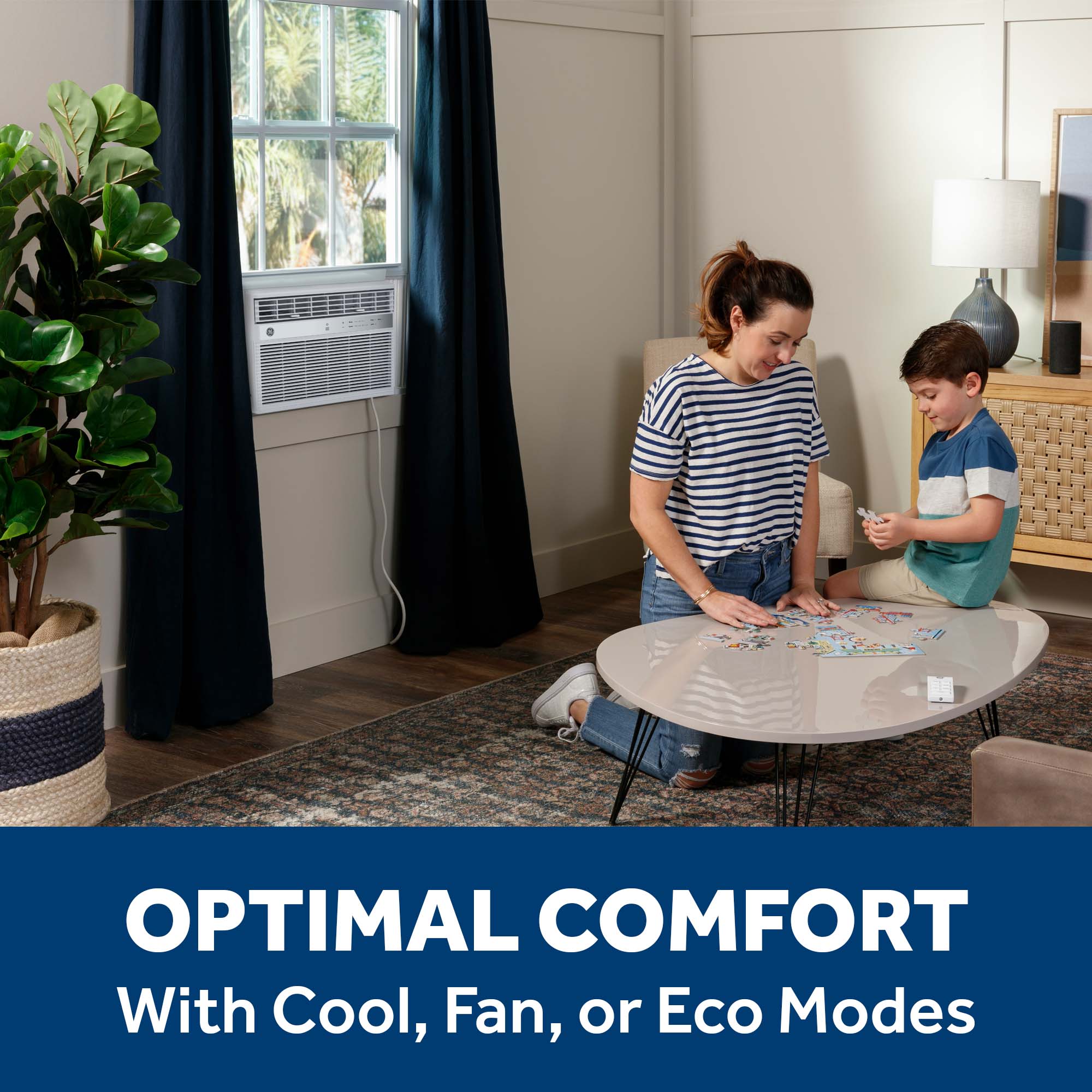 GE® 10,000 BTU Smart Electronic Window Air Conditioner for Medium Rooms up to 450 sq. ft. - Image 6