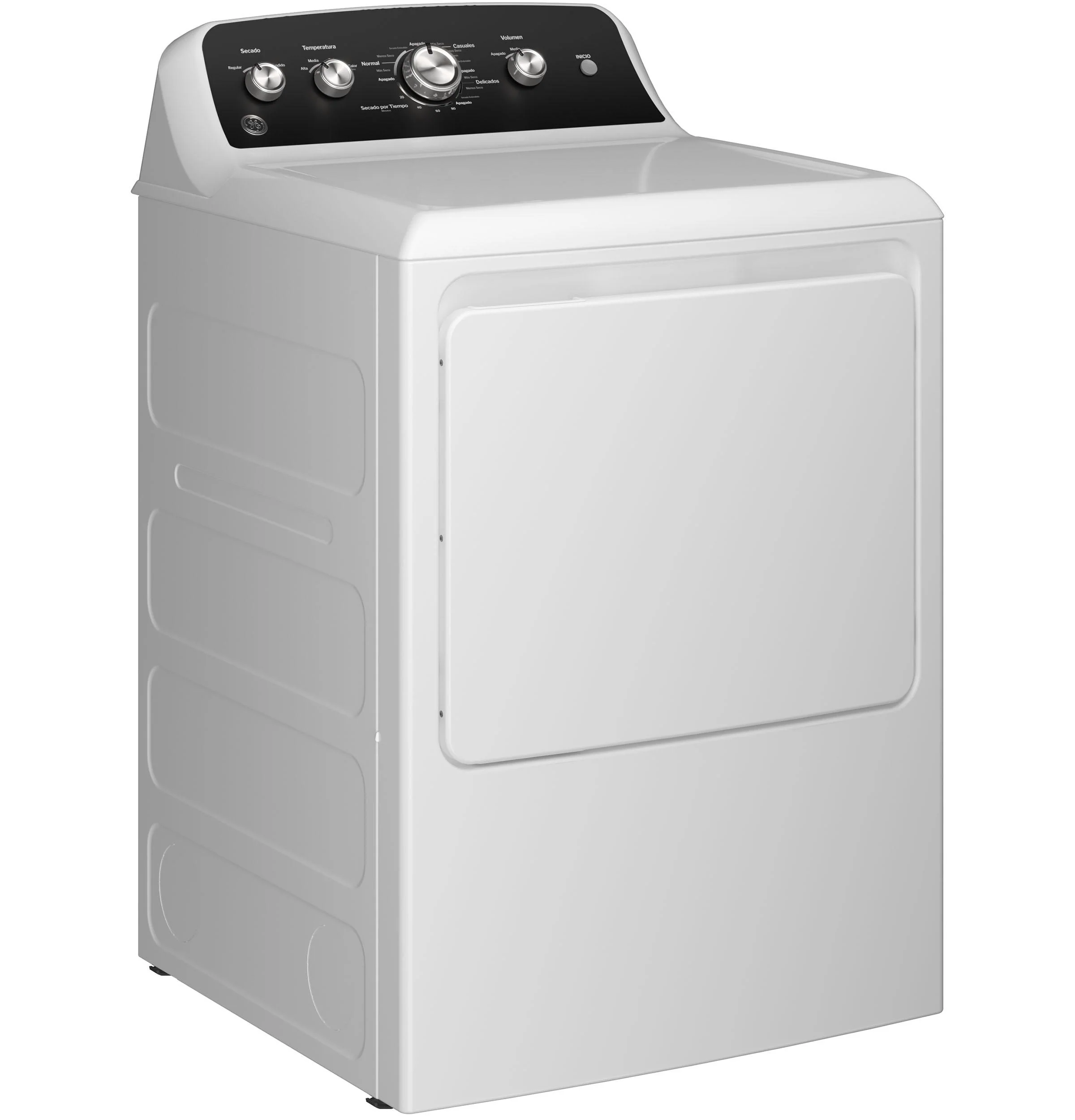 ETD48GASWWB GE® 7.2 cu. ft. Capacity Gas Dryer with Spanish Panel and Up To 120 ft. Venting - Image 3