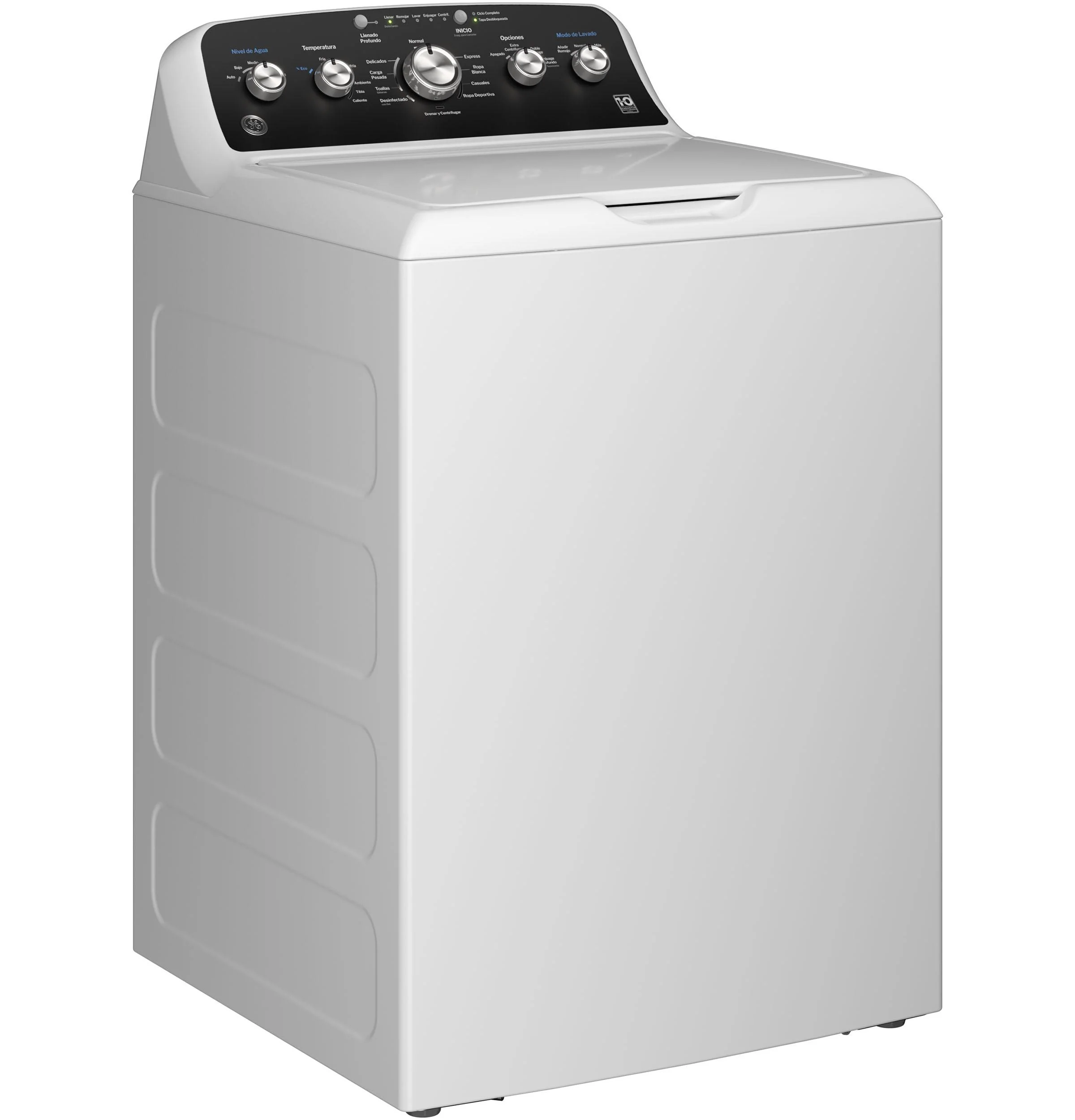 ETW485ASWWB GE® 4.5 cu. ft. Capacity Washer with Spanish Panel and Wash Modes Soak and Power - Image 4