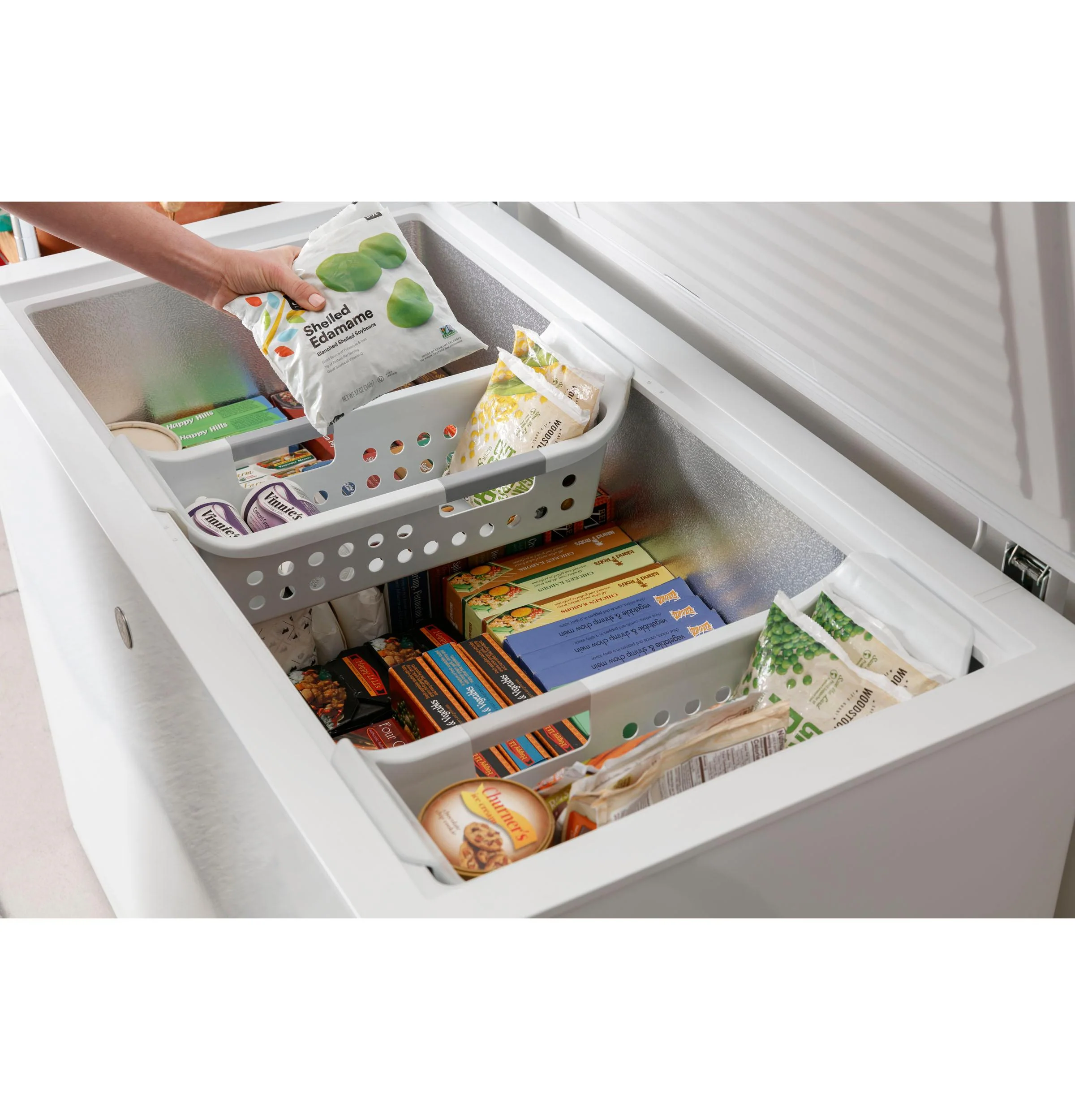 FCM11SRWW GE® 10.7 Cu. Ft. Manual Defrost Chest Freezer - Image 15