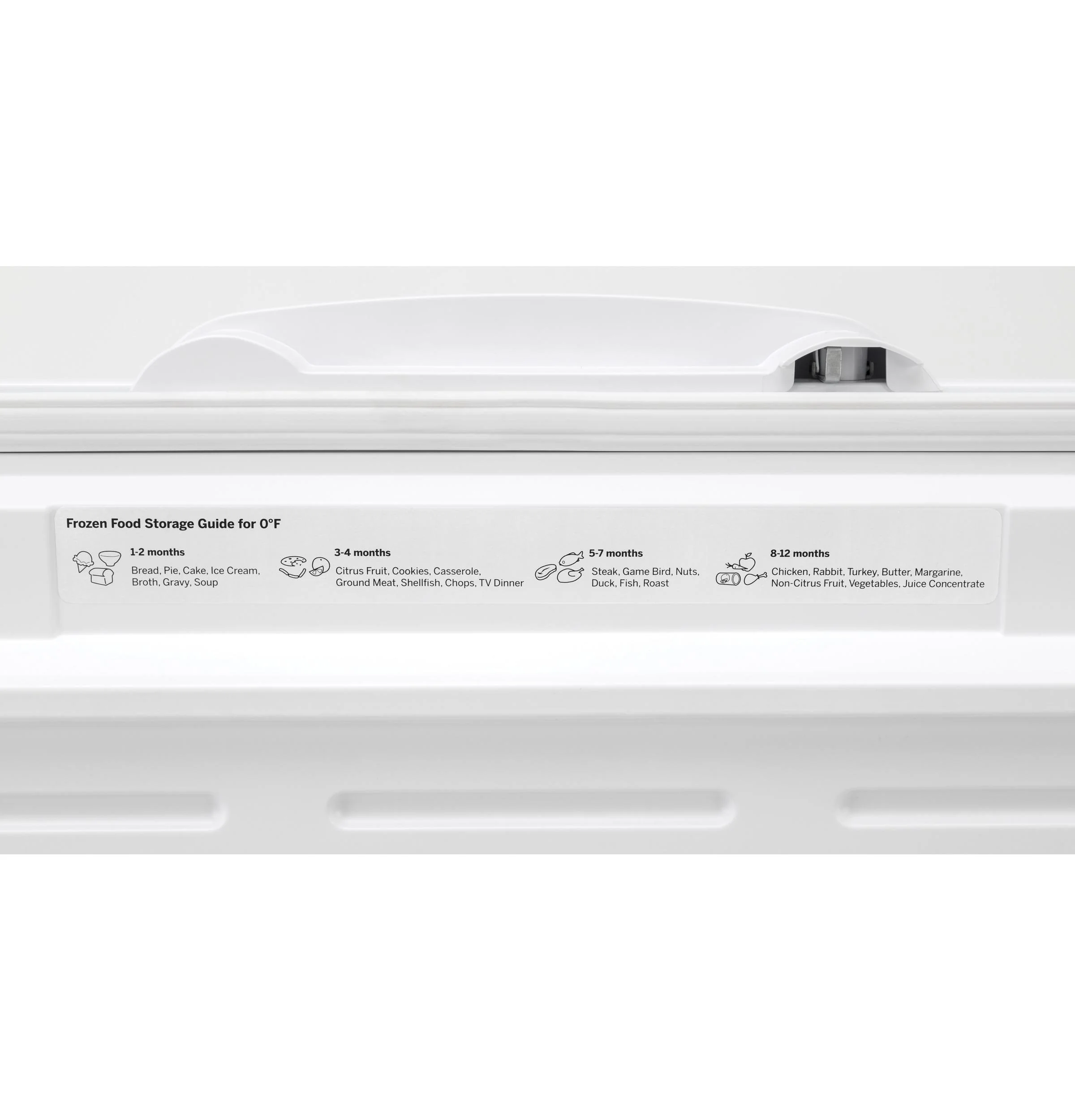 FCM16DLWW GE® ENERGY STAR® 15.7 Cu. Ft. Manual Defrost Chest Freezer - Image 7