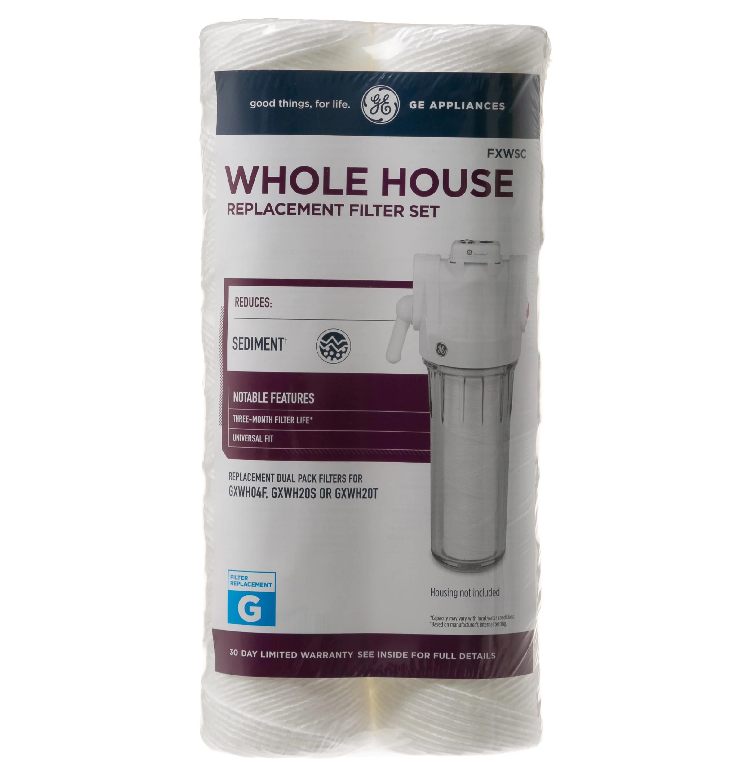 FXWSC GE WHOLE HOUSE BASIC REPLACEMENT WATER FILTER - Image 2