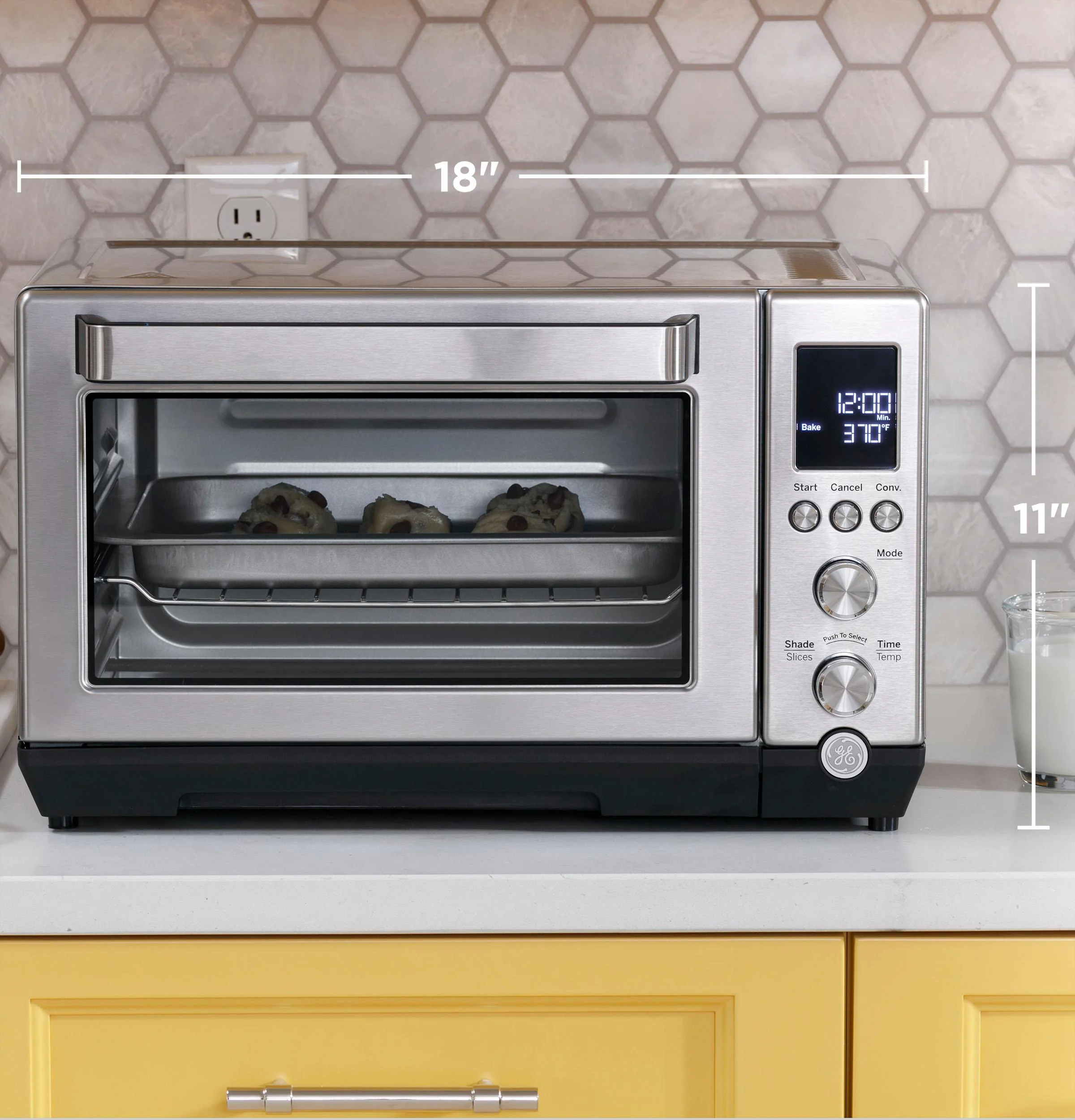 G9OCABSSPSS GE Quartz Convection Toaster Oven - Image 10