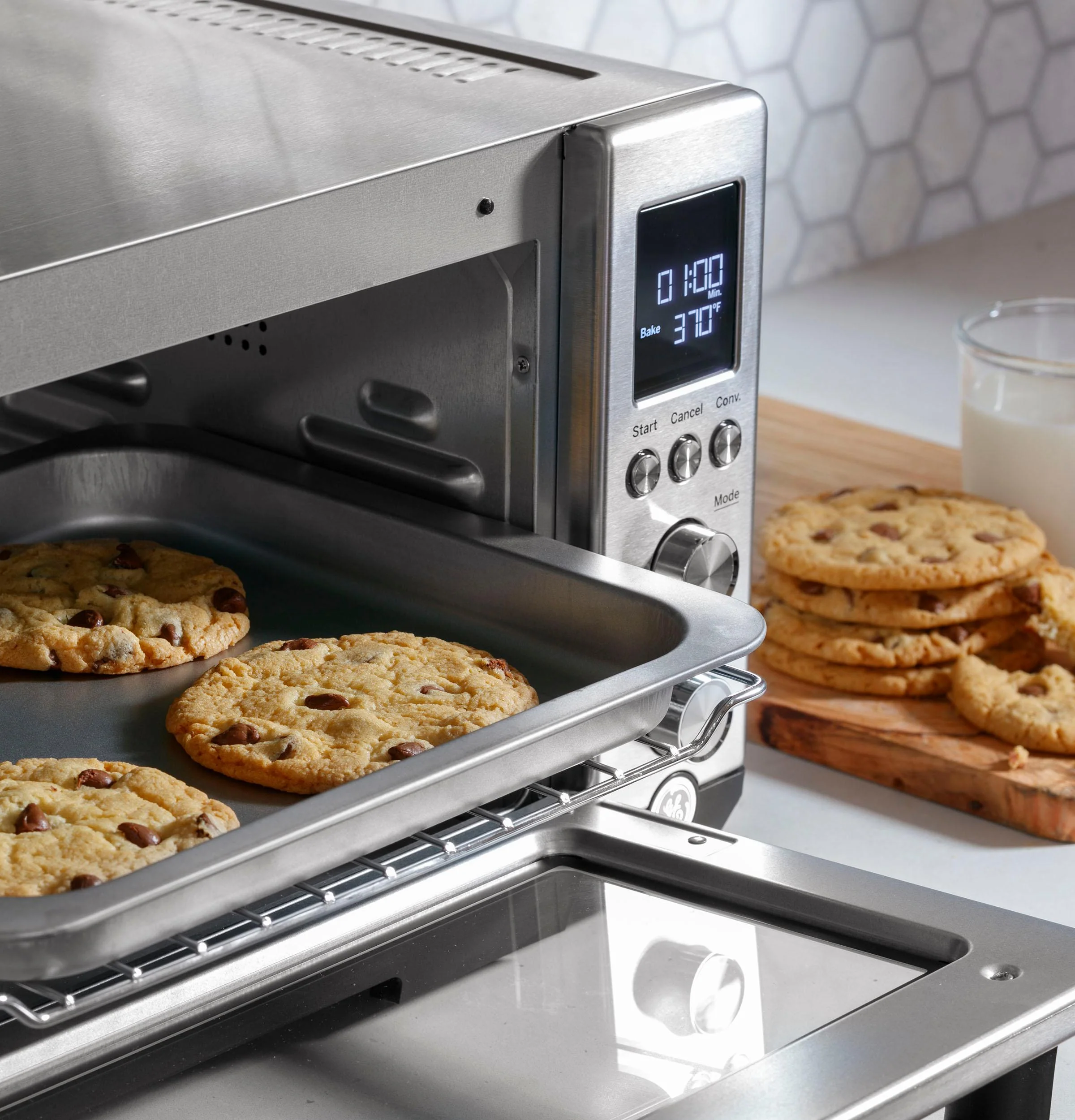 G9OCABSSPSS GE Quartz Convection Toaster Oven - Image 5