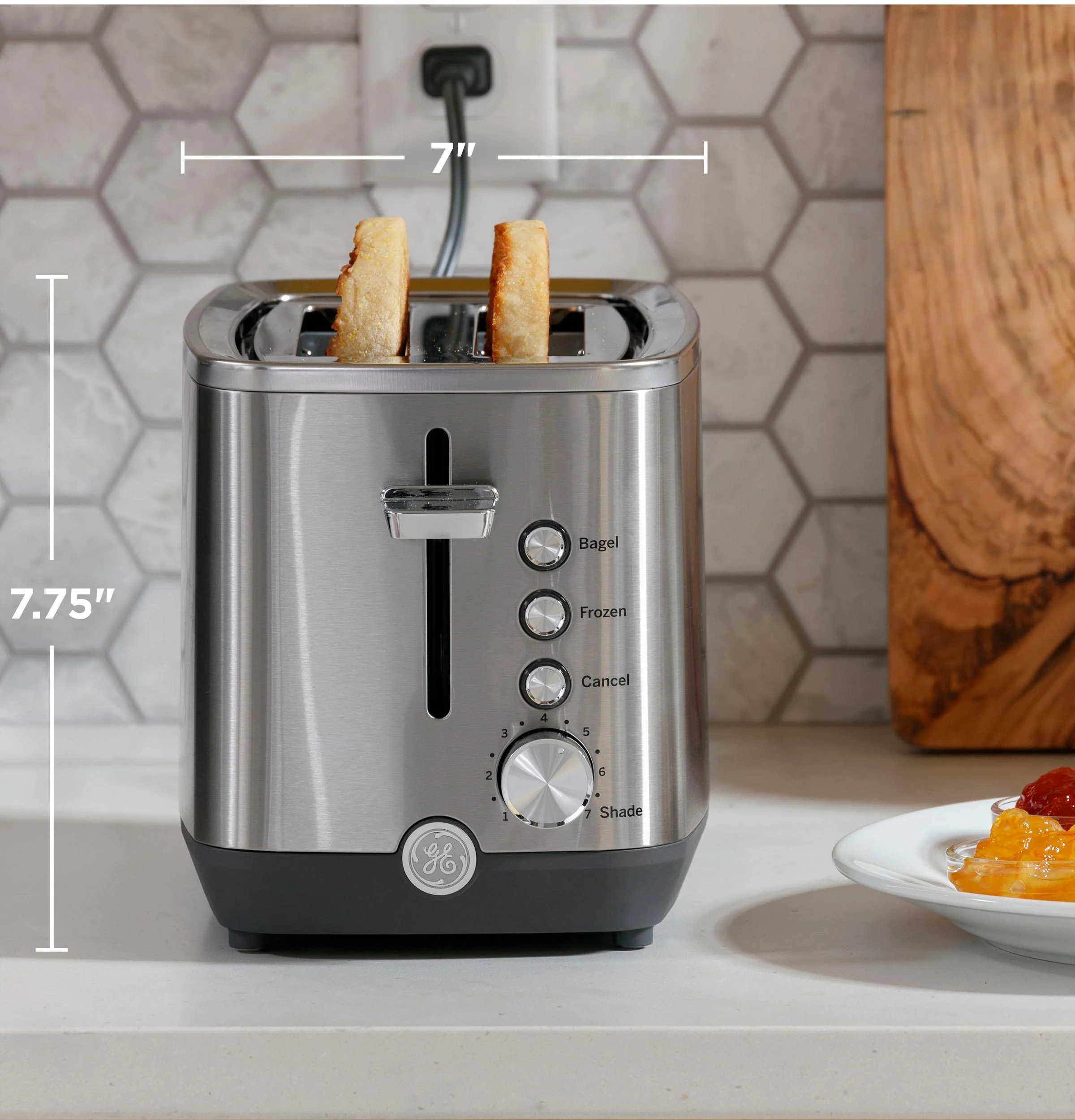 G9TMA2SSPSS GE 2-Slice Toaster - Image 4