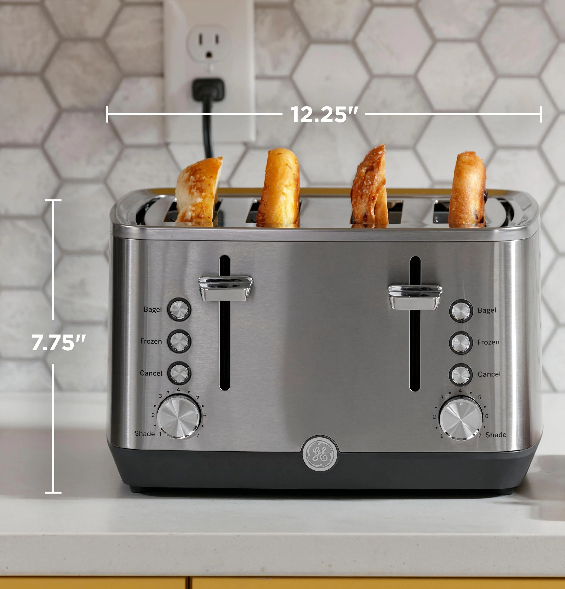 G9TMA4SSPSS GE 4-Slice Toaster - Image 4
