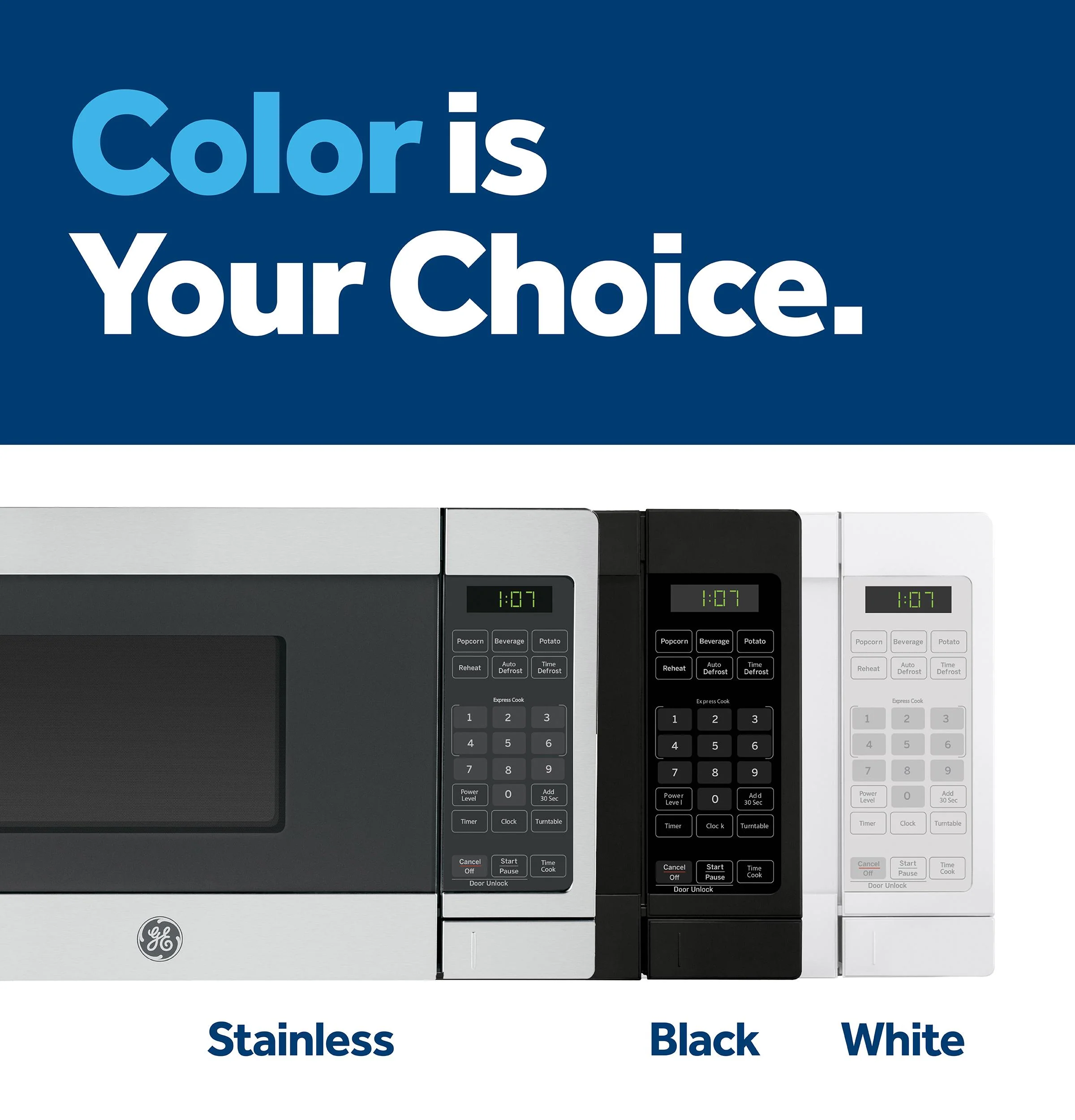 GCST07N1WBB GE® 0.7 Cu. Ft. Capacity Countertop Microwave Oven - Image 7