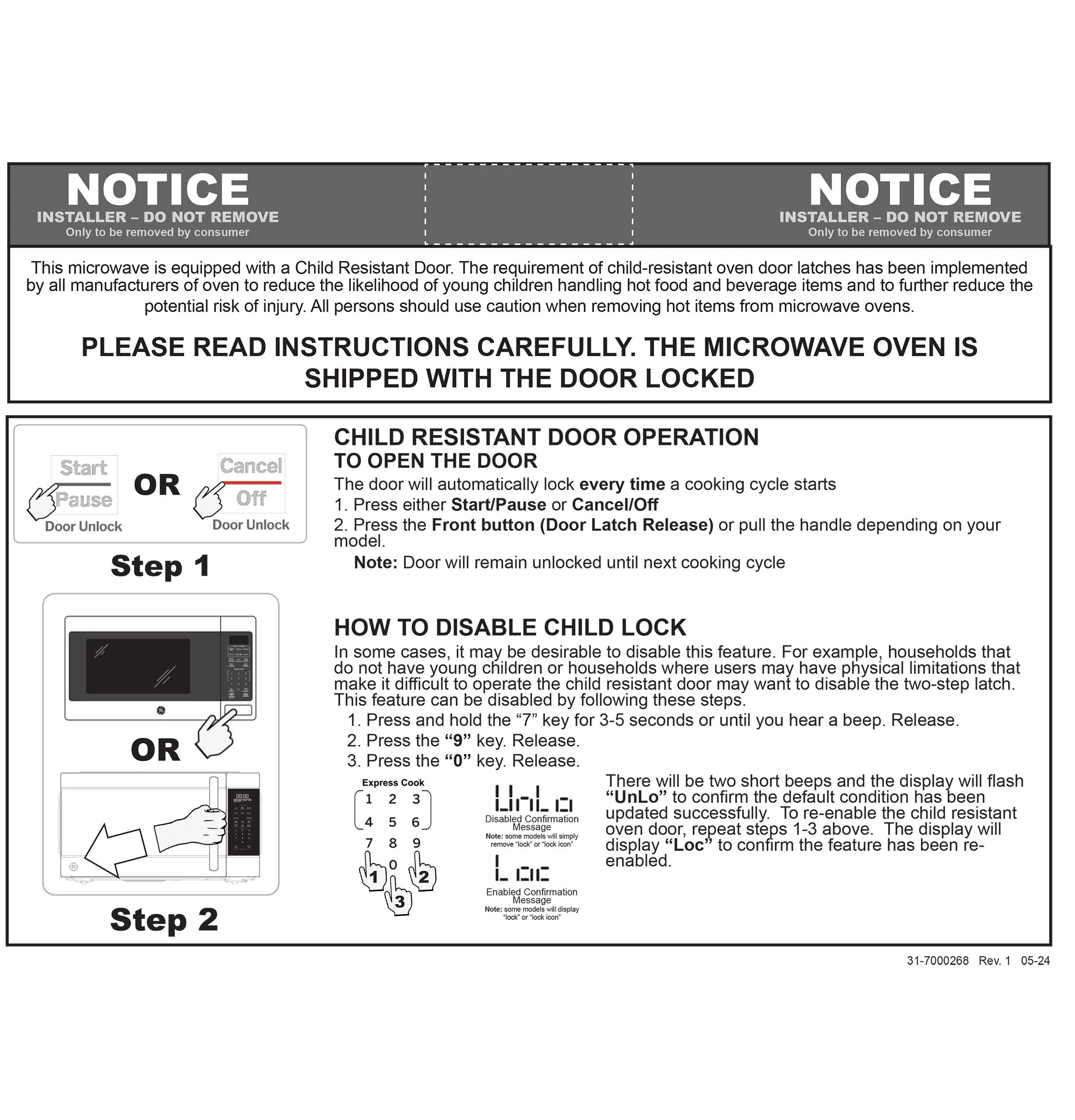 GCST11X1WSS GE® 1.1 Cu. Ft. Capacity Countertop Microwave Oven - Image 2