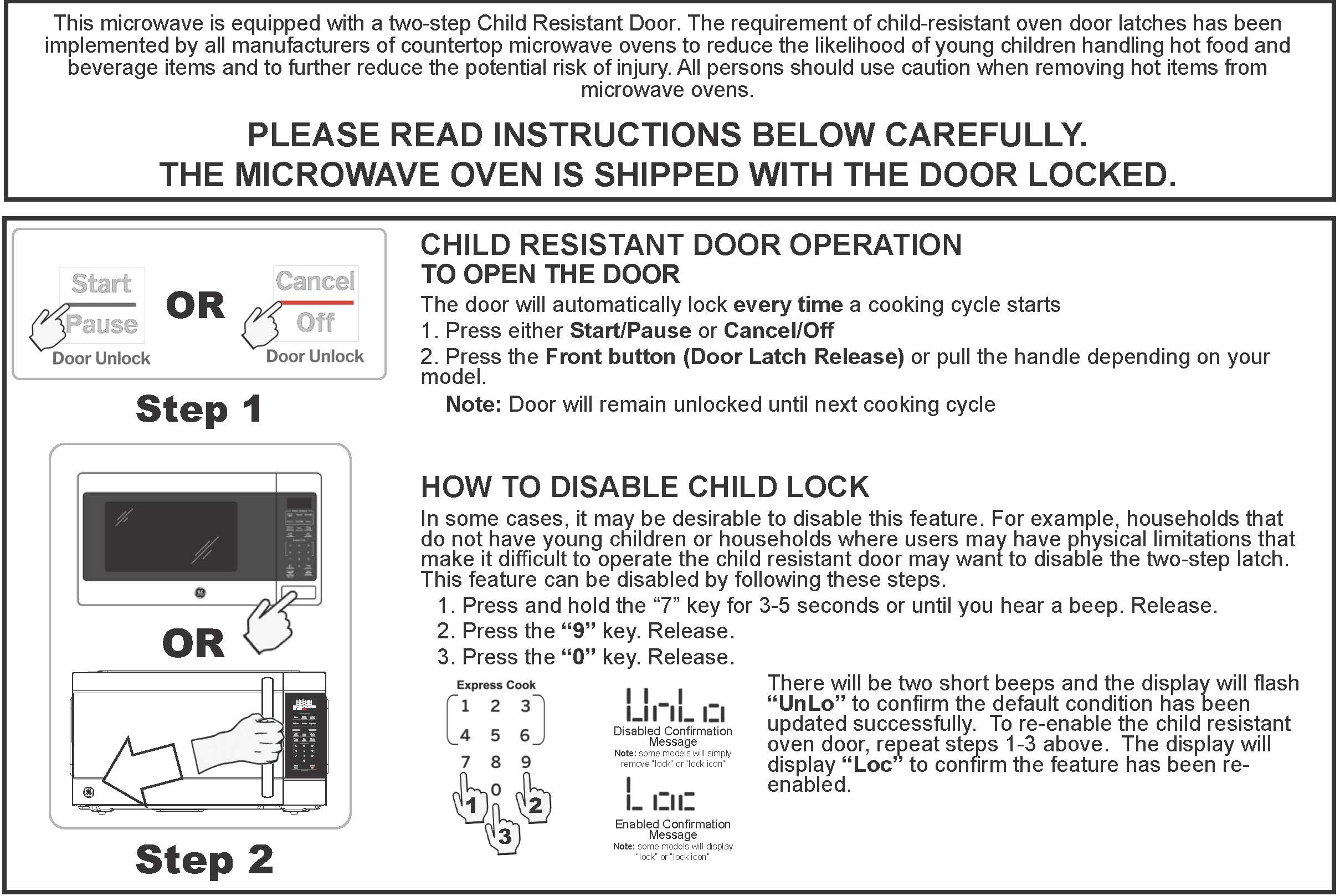 GCST14S1WBB GE® 1.4 Cu. Ft. Countertop Microwave Oven - Image 8