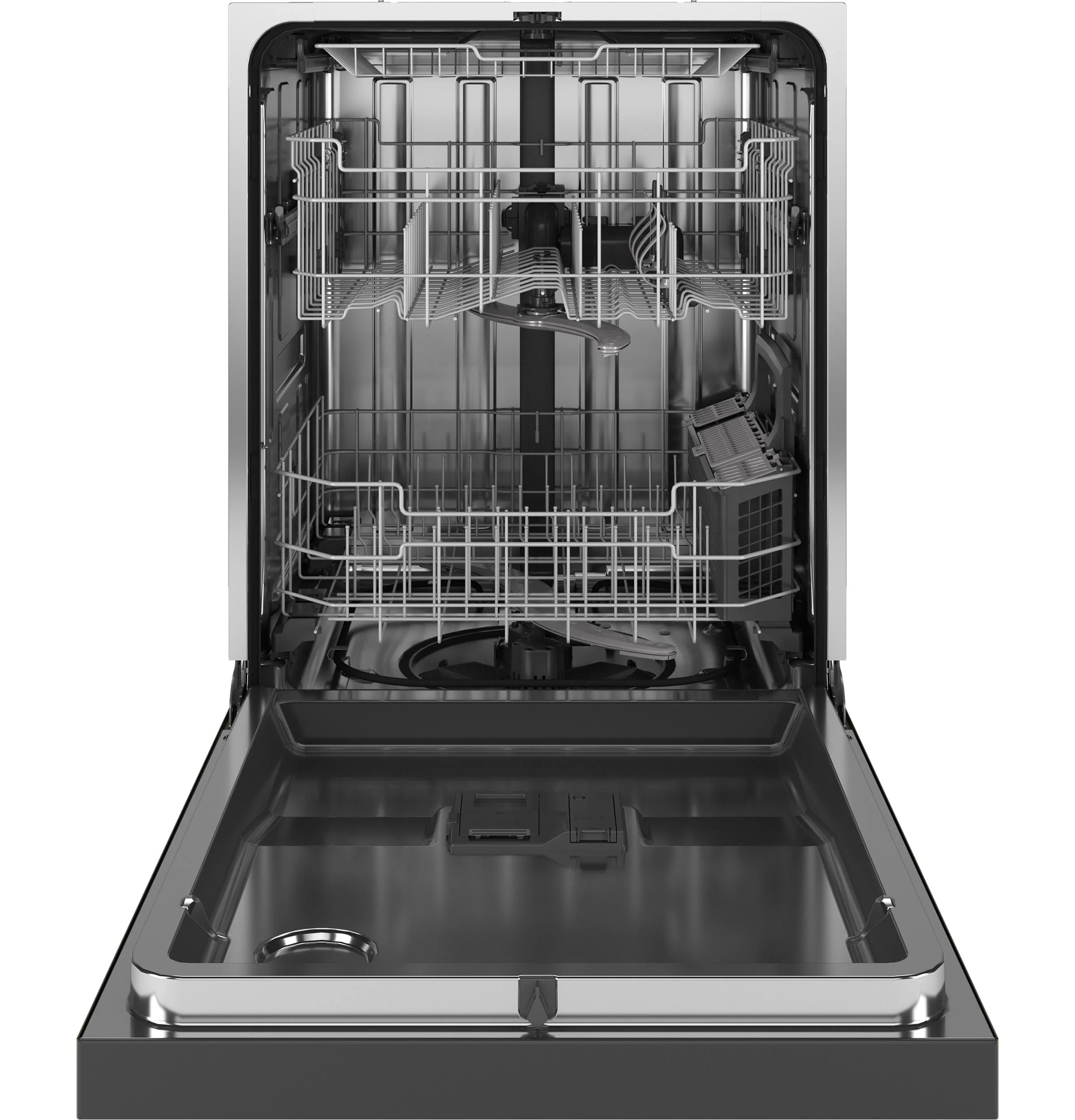 GDF650SYVFS GE® ENERGY STAR® Front Control with Stainless Steel Interior Dishwasher with Sanitize Cycle - Image 3