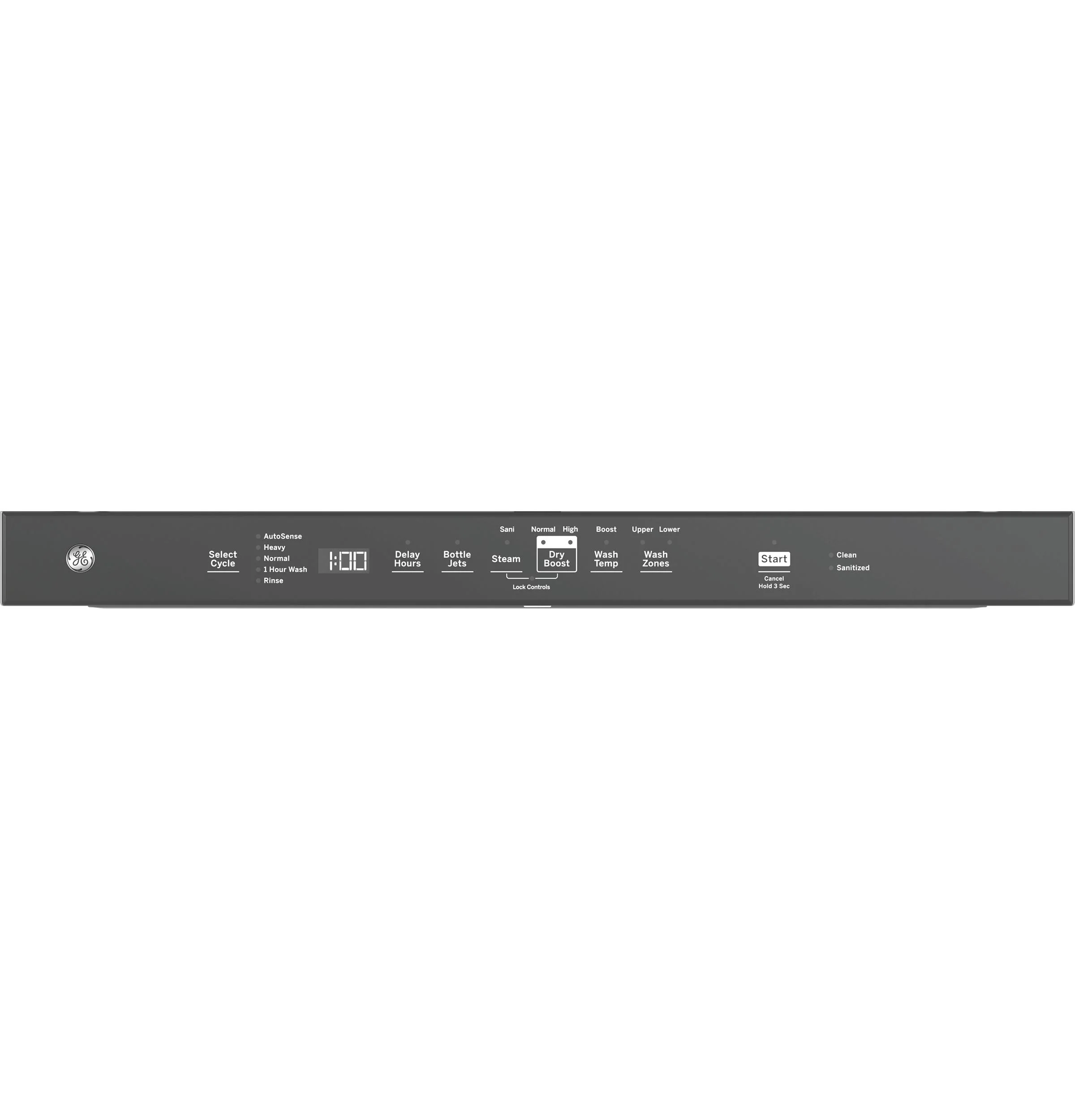 GDP670SMVES GE® ENERGY STAR® Fingerprint Resistant Top Control with Stainless Steel Interior Dishwasher with Sanitize Cycle - Image 4