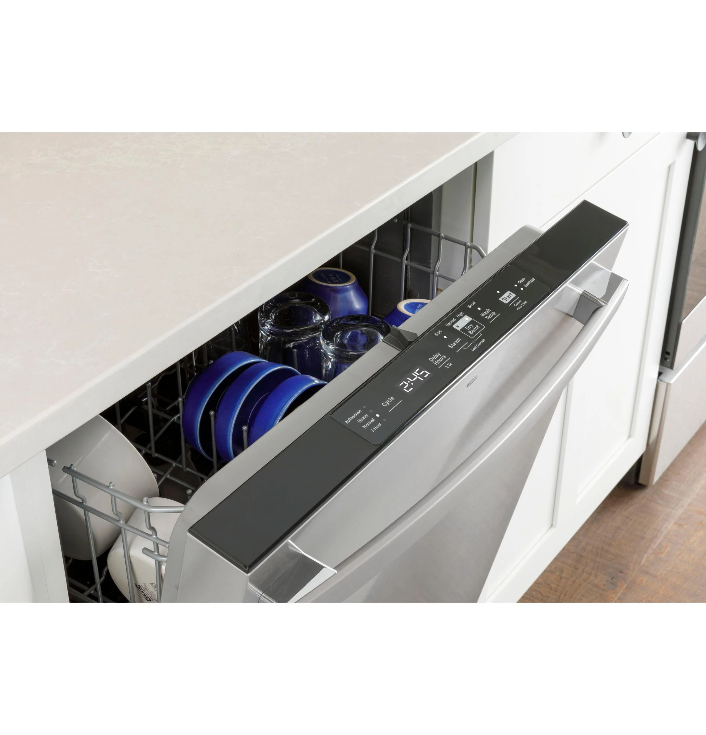 GDT595HYYFS GE® ENERGY STAR® Top Control Hybrid Tub Dishwasher with Third Rack, Bottle Jets, Dry Boost & 50 dBA - Image 10